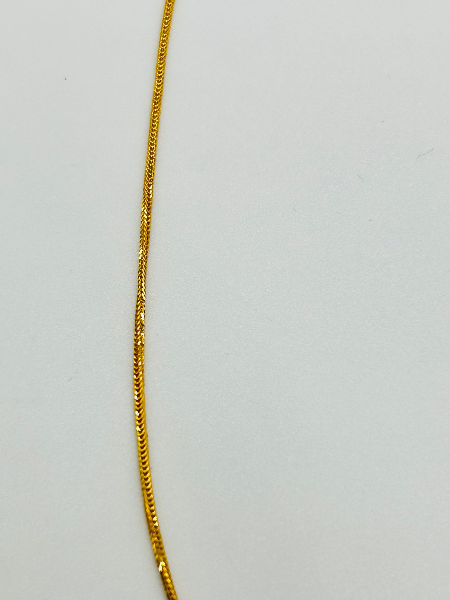 22ct Gold Chain – 1.8g, 20 Inches, Hallmarked