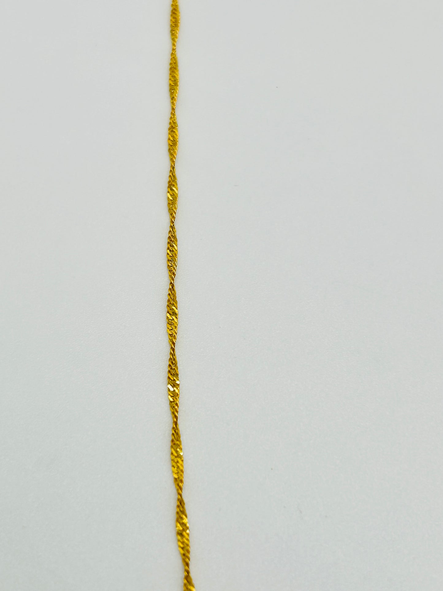 22ct Gold Chain – 2.1g, 18 Inches, Hallmarked