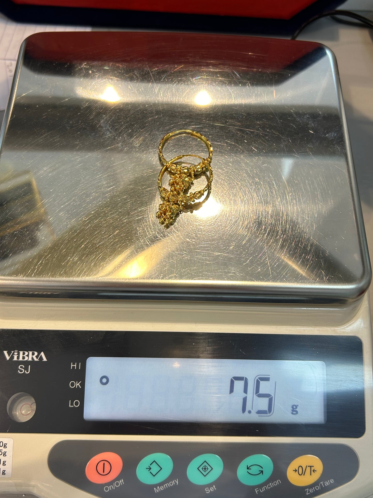 22ct Gold Earrings – 7.5g, Hallmarked