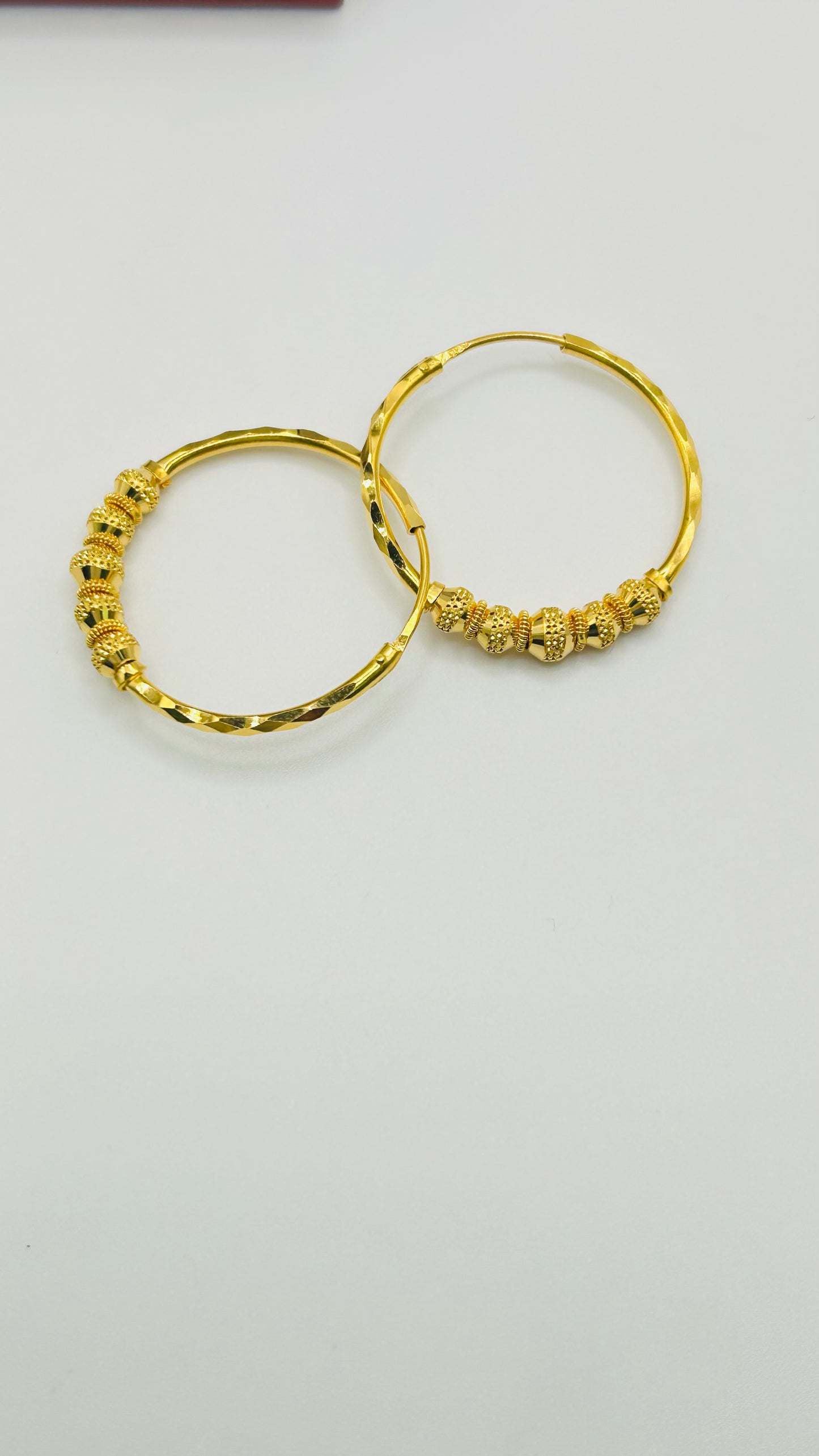 22ct Gold Earrings – 6.0g, Hallmarked