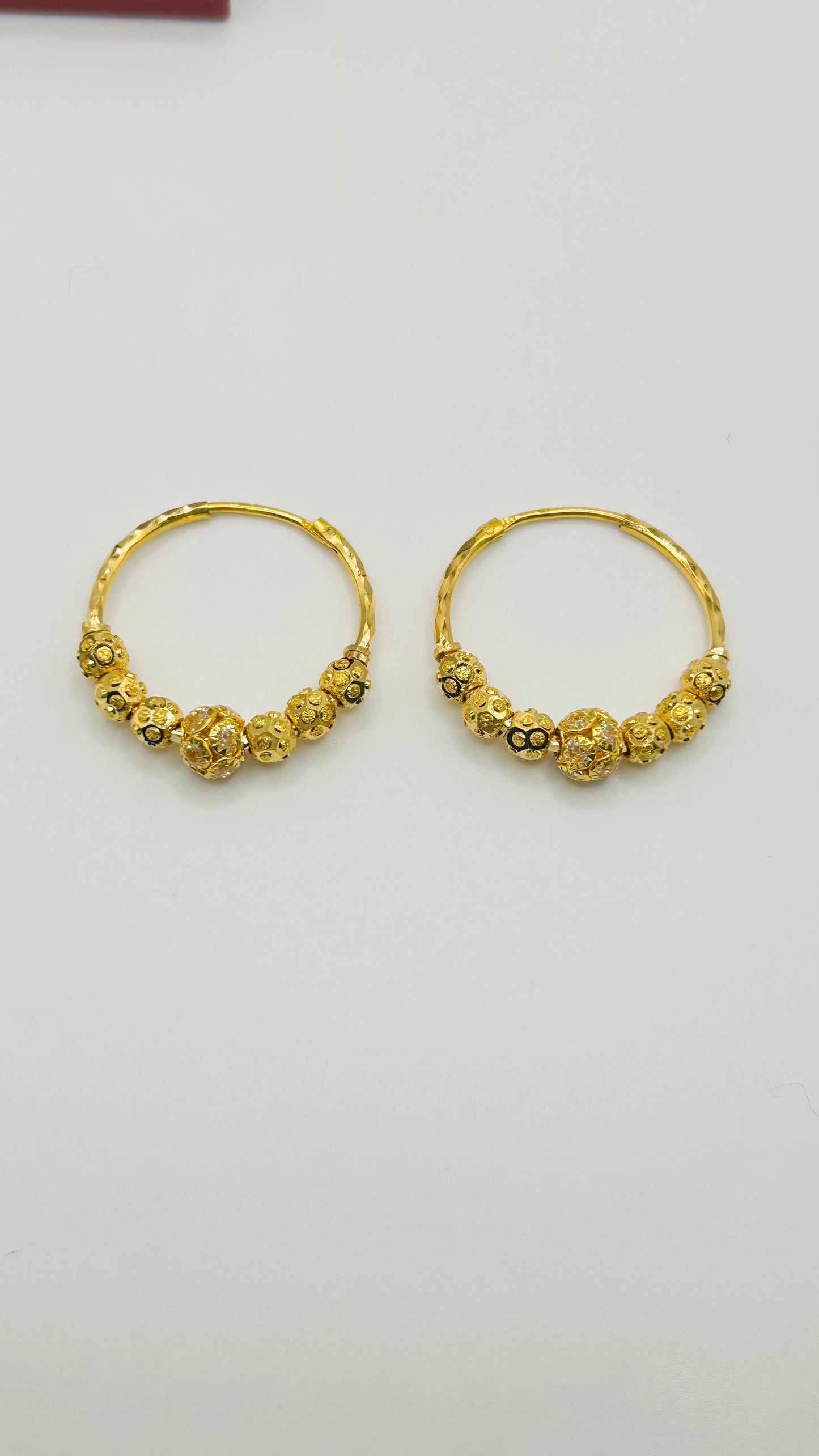 22ct Gold Earrings – 5.8g, Hallmarked