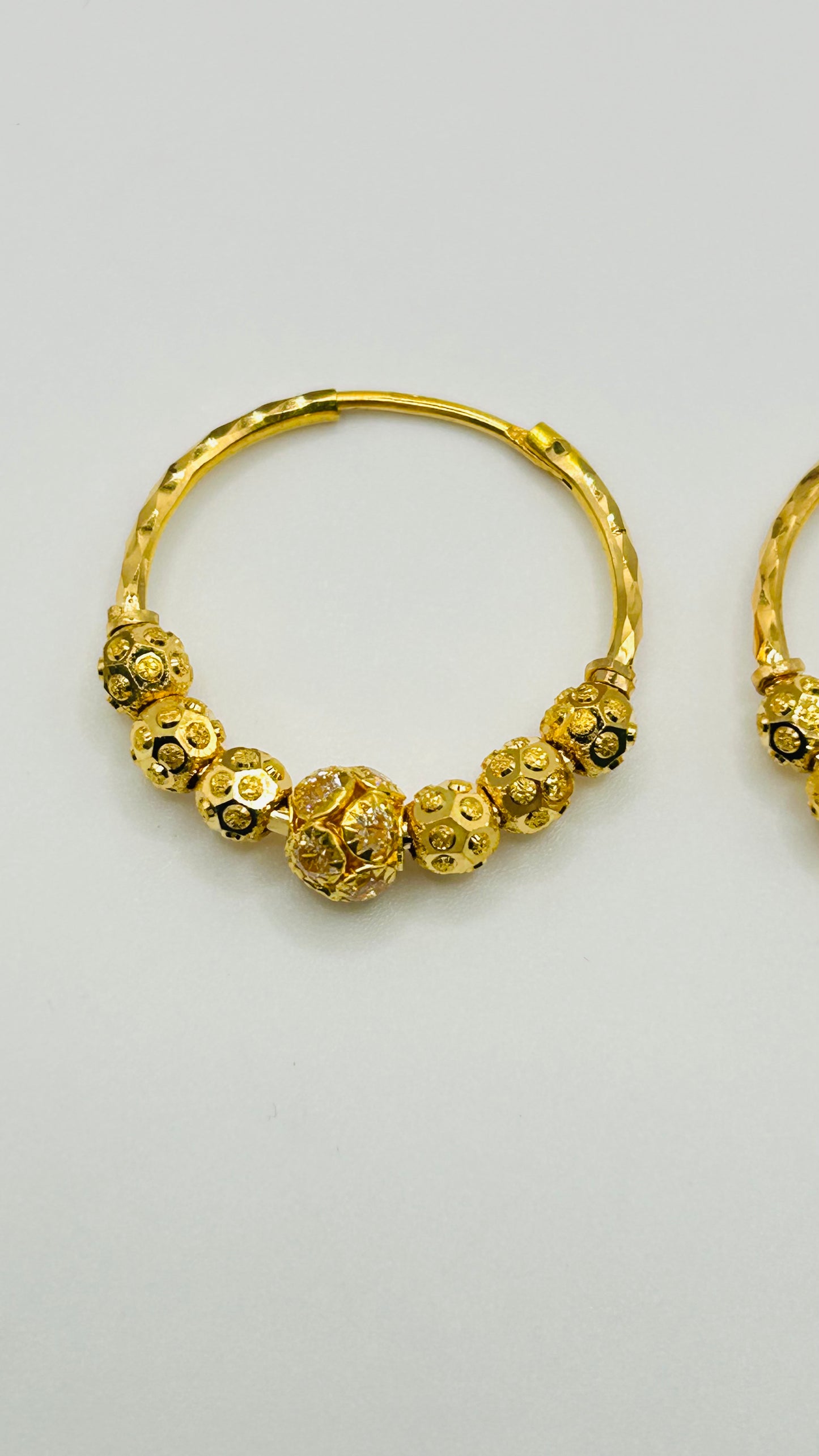 22ct Gold Earrings – 5.8g, Hallmarked