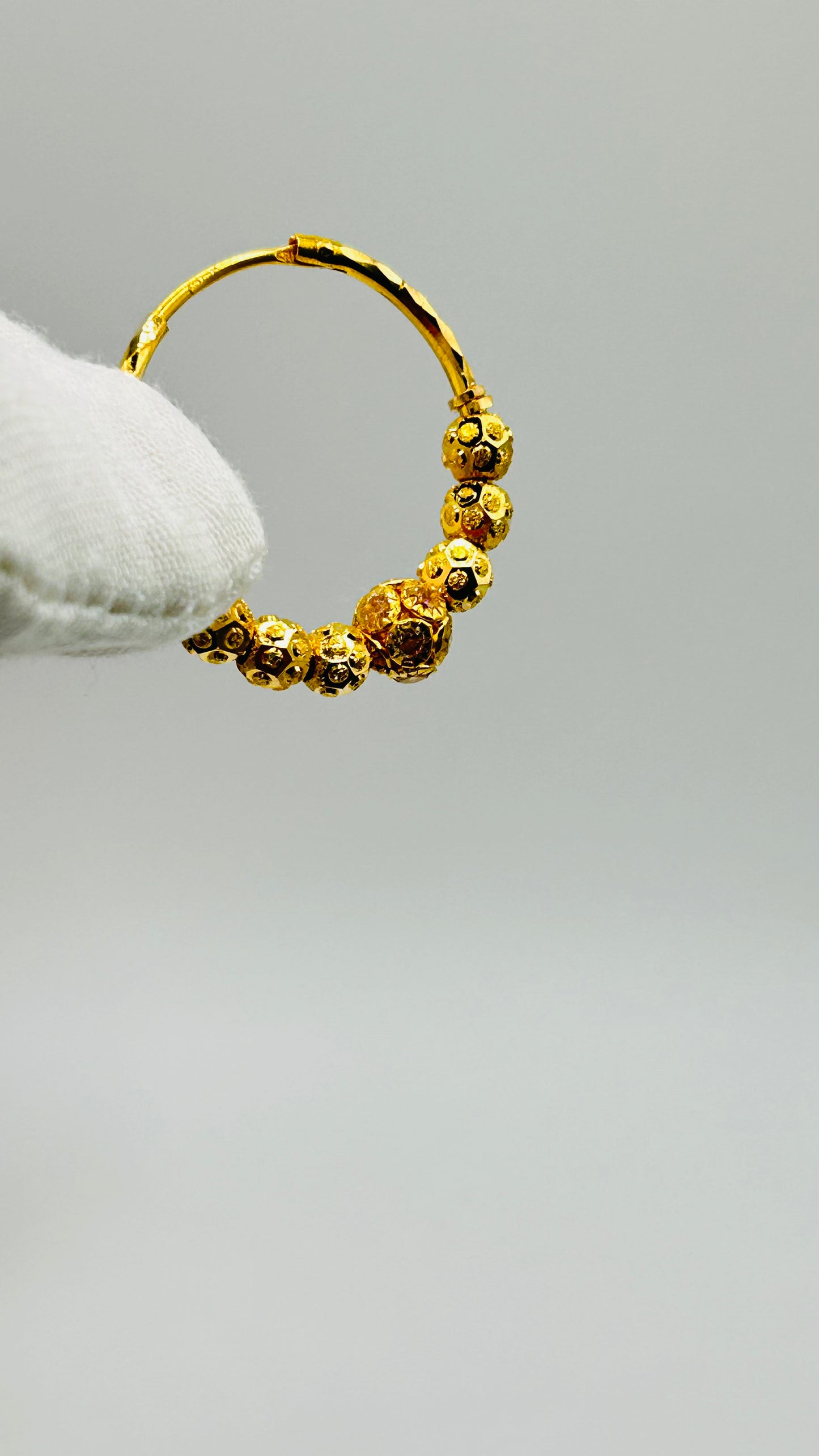 22ct Gold Earrings – 5.8g, Hallmarked