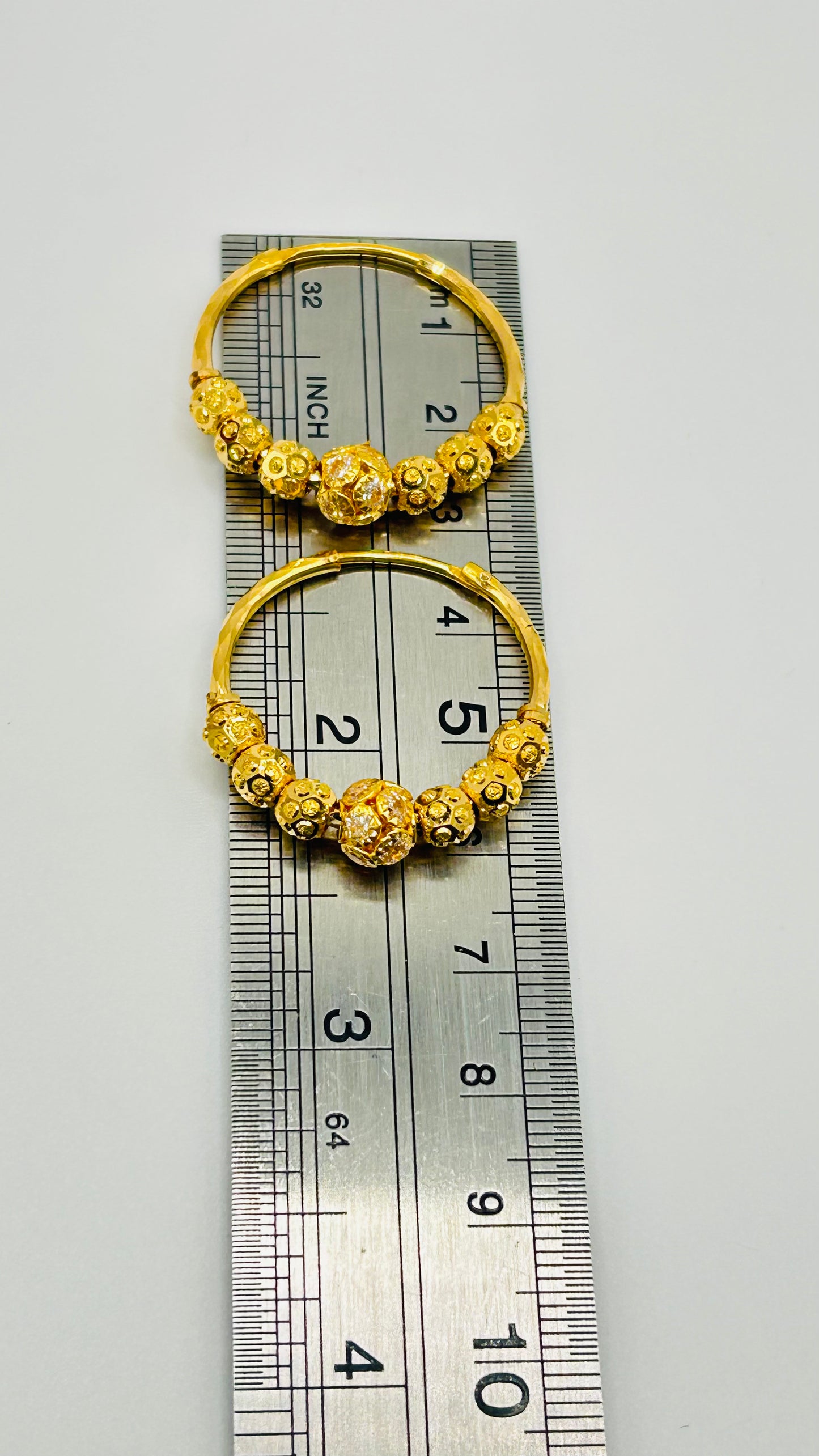 22ct Gold Earrings – 5.8g, Hallmarked
