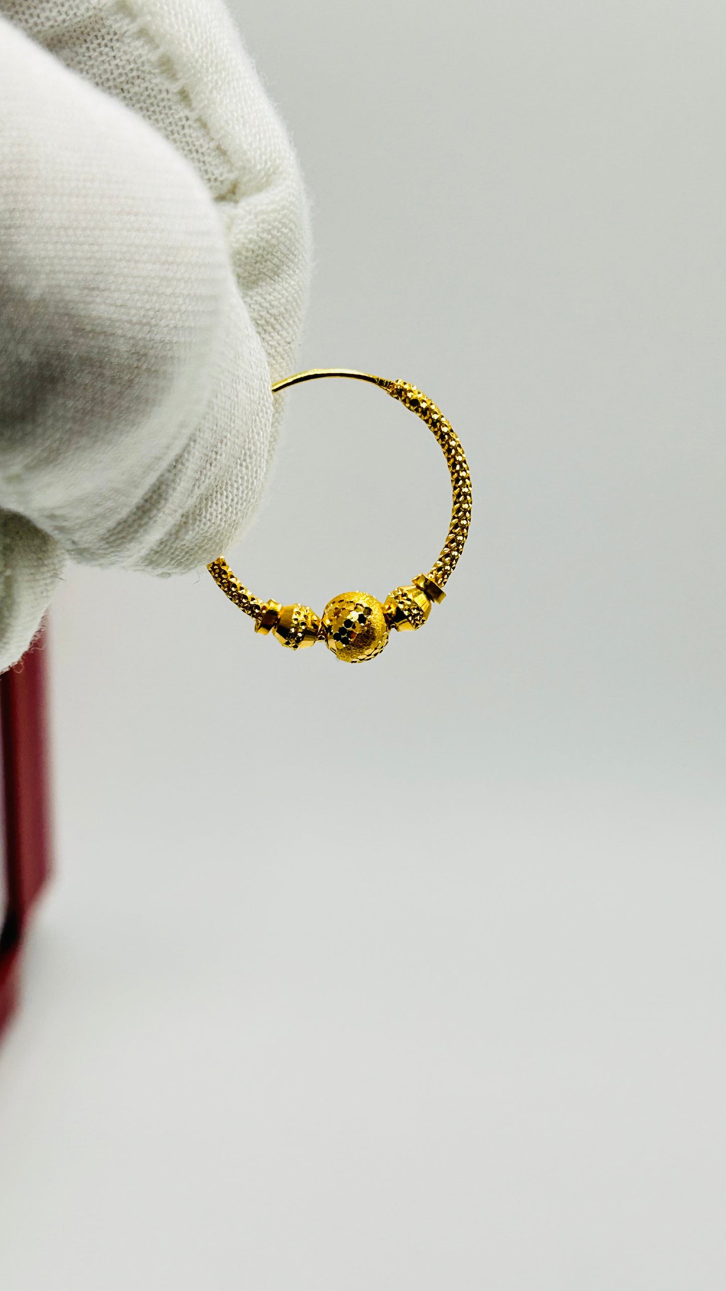 22ct Gold Earrings – 3.4g, Hallmarked