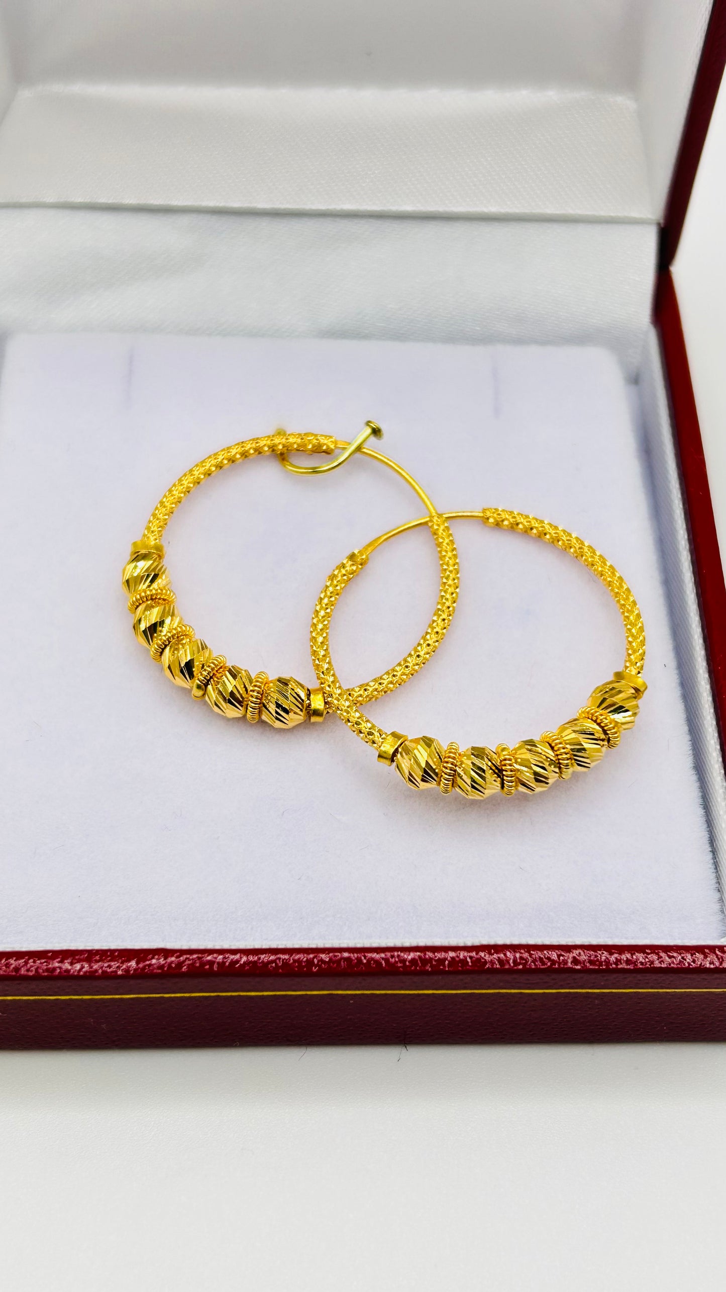 22ct Gold Earrings – 4.0g, Hallmarked