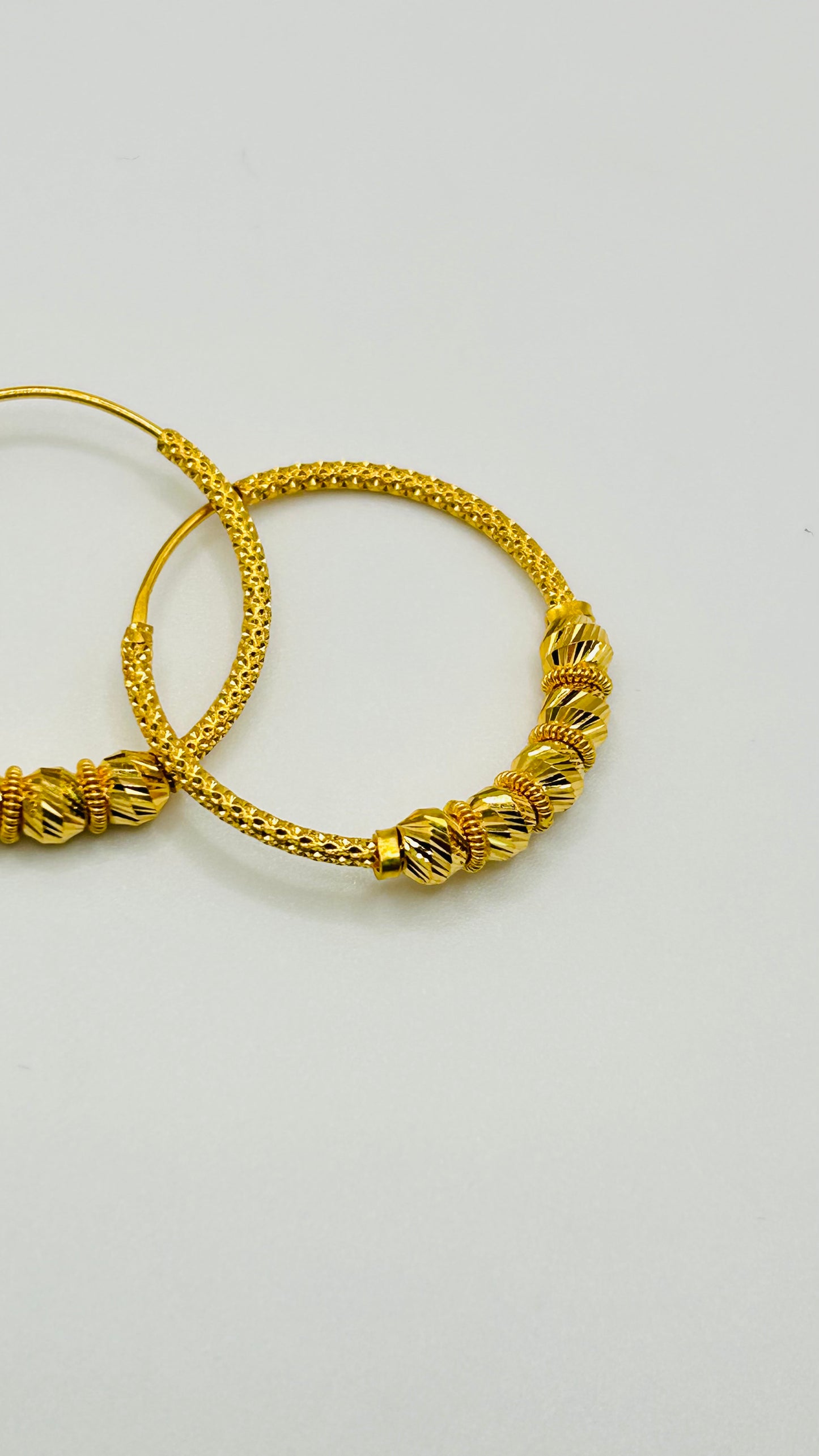 22ct Gold Earrings – 4.0g, Hallmarked