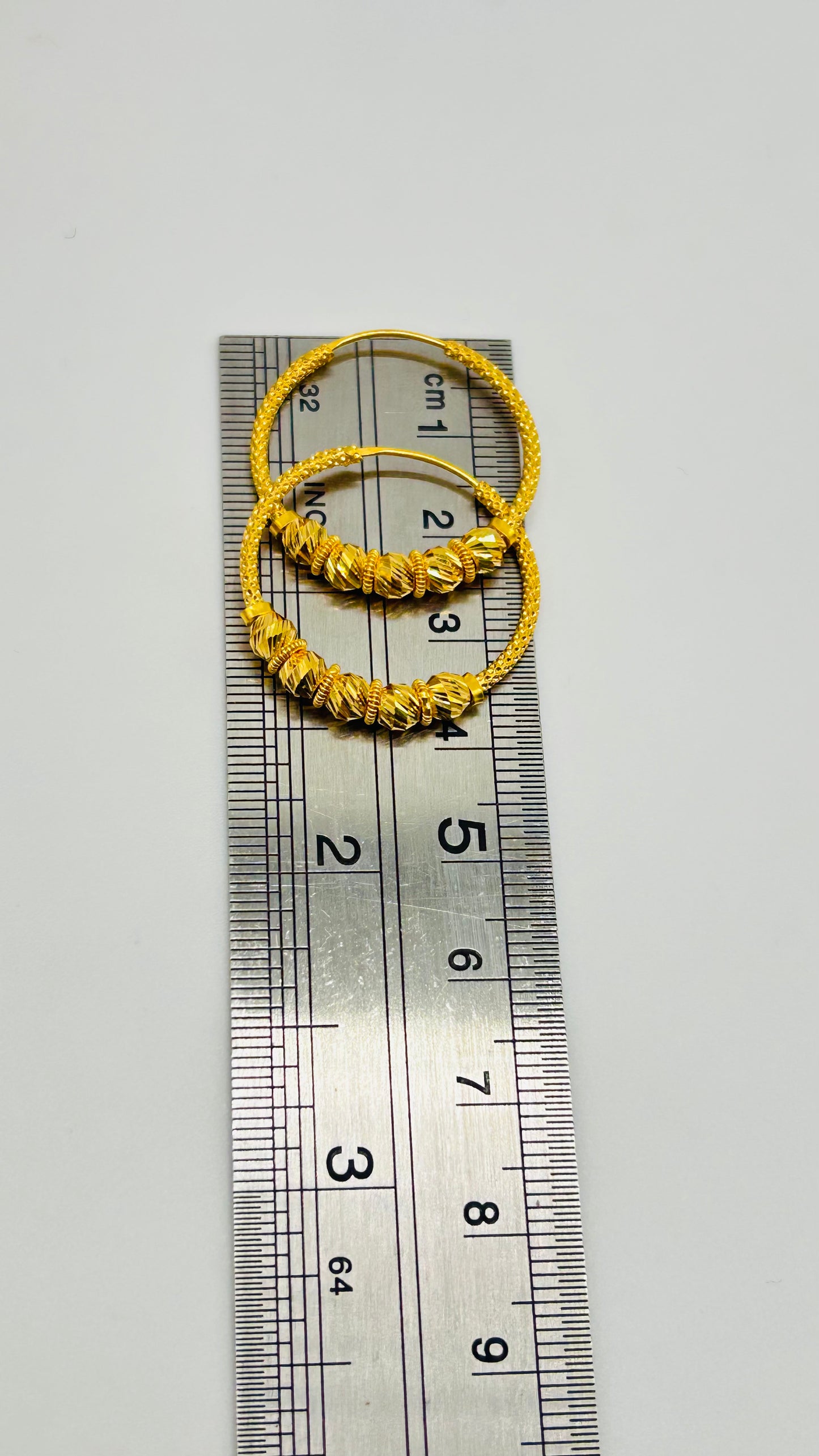 22ct Gold Earrings – 4.0g, Hallmarked