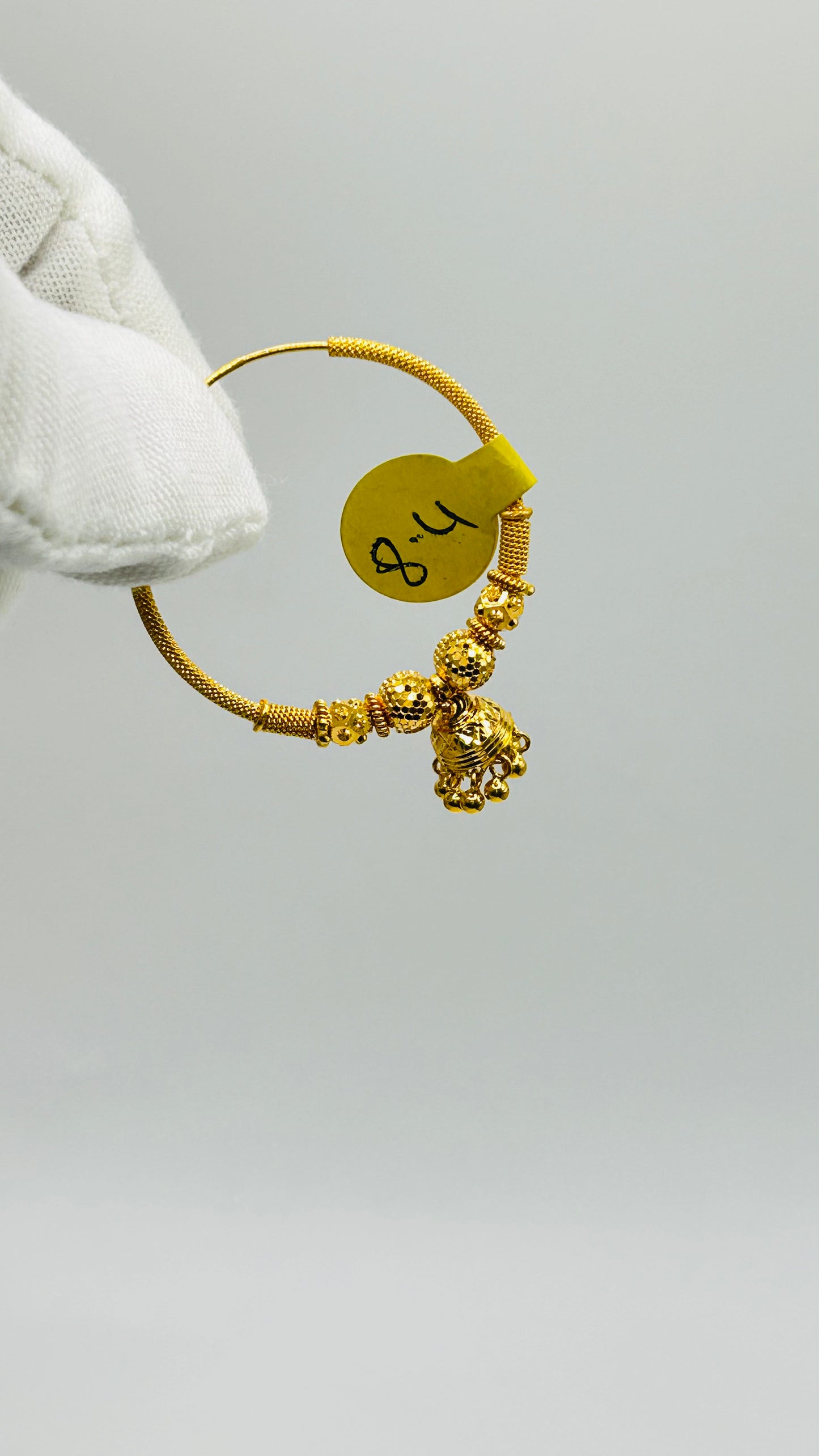 22ct Gold Earrings – 8.4g, Hallmarked
