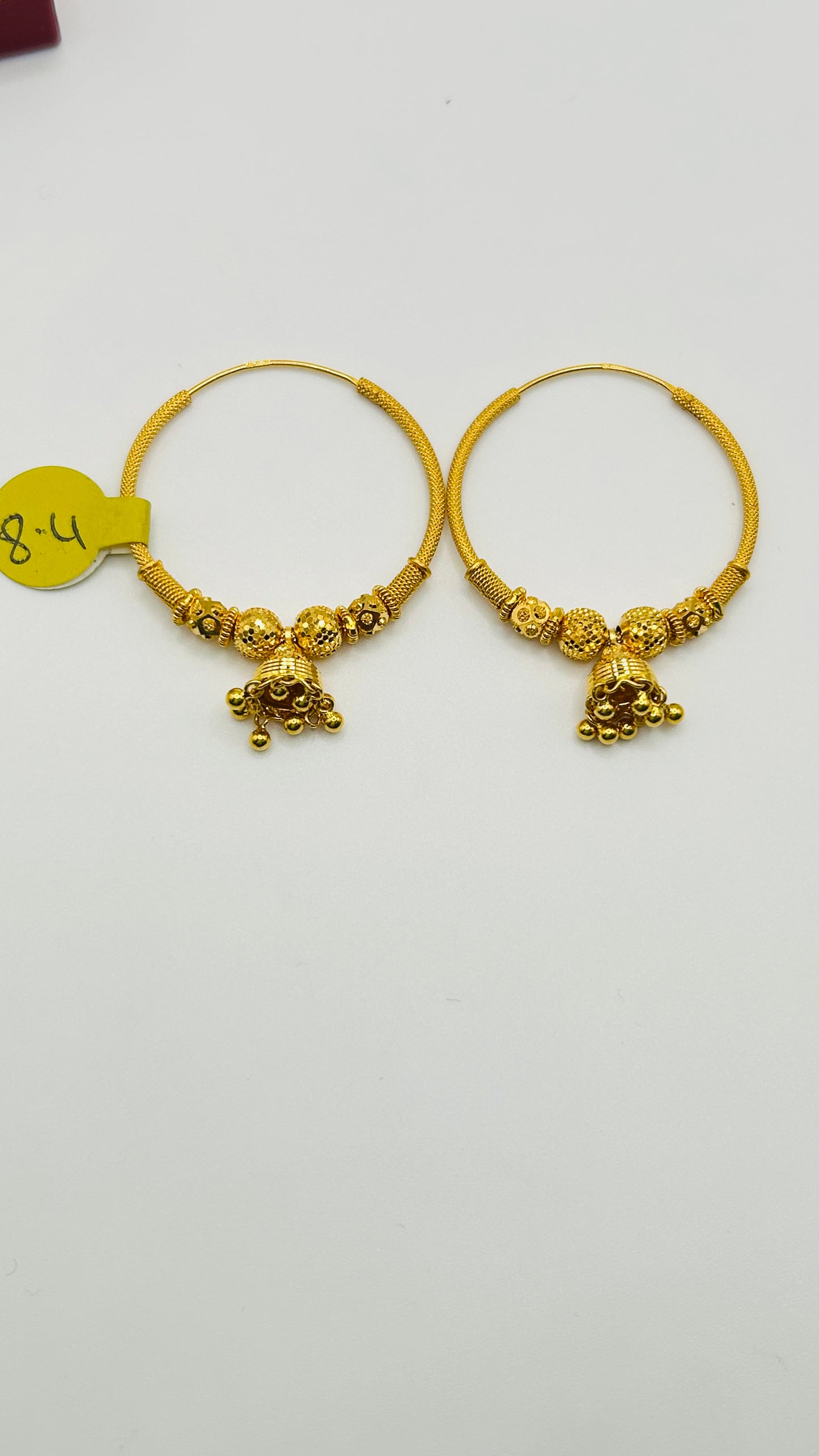 22ct Gold Earrings – 8.4g, Hallmarked