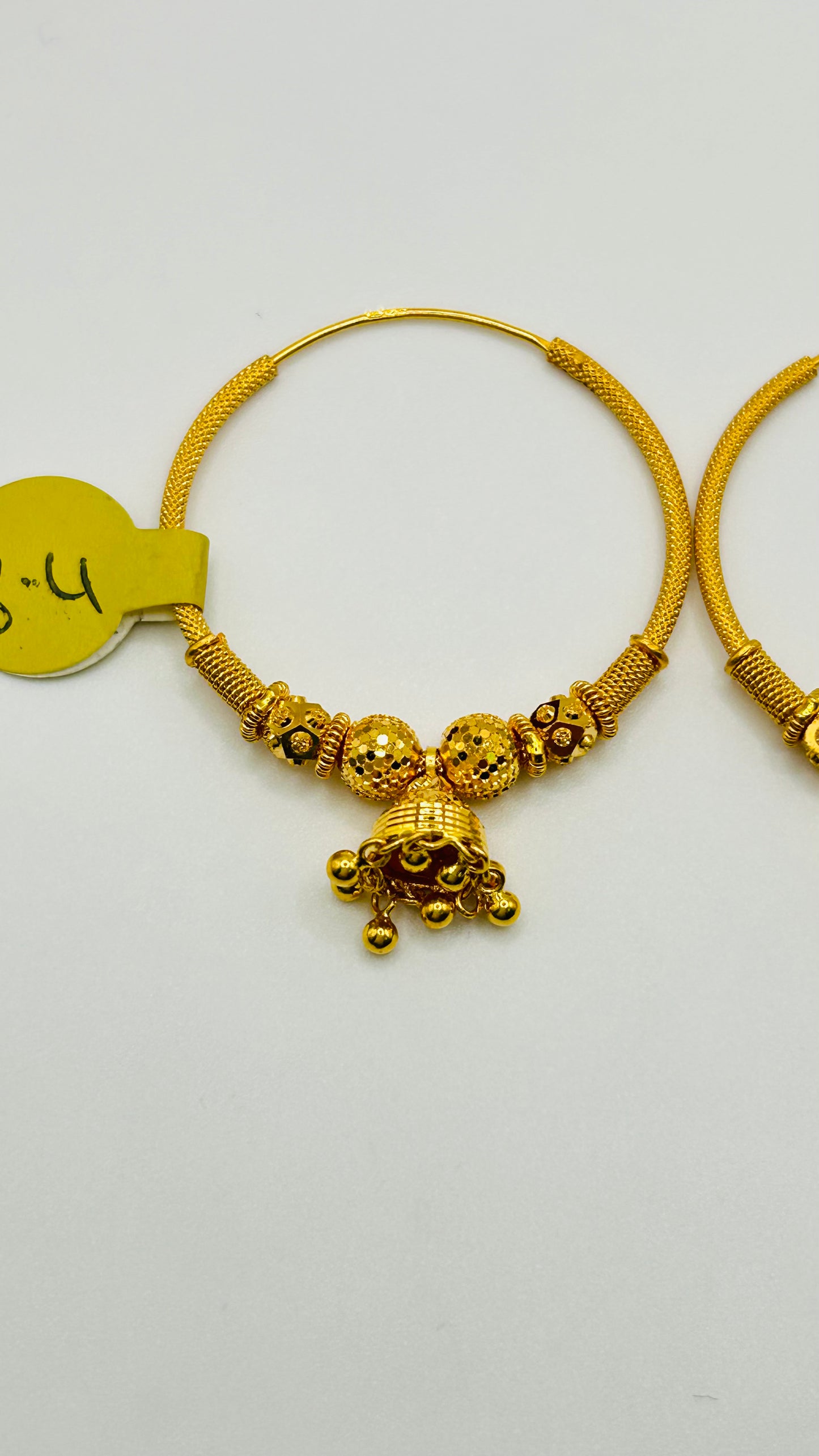 22ct Gold Earrings – 8.4g, Hallmarked