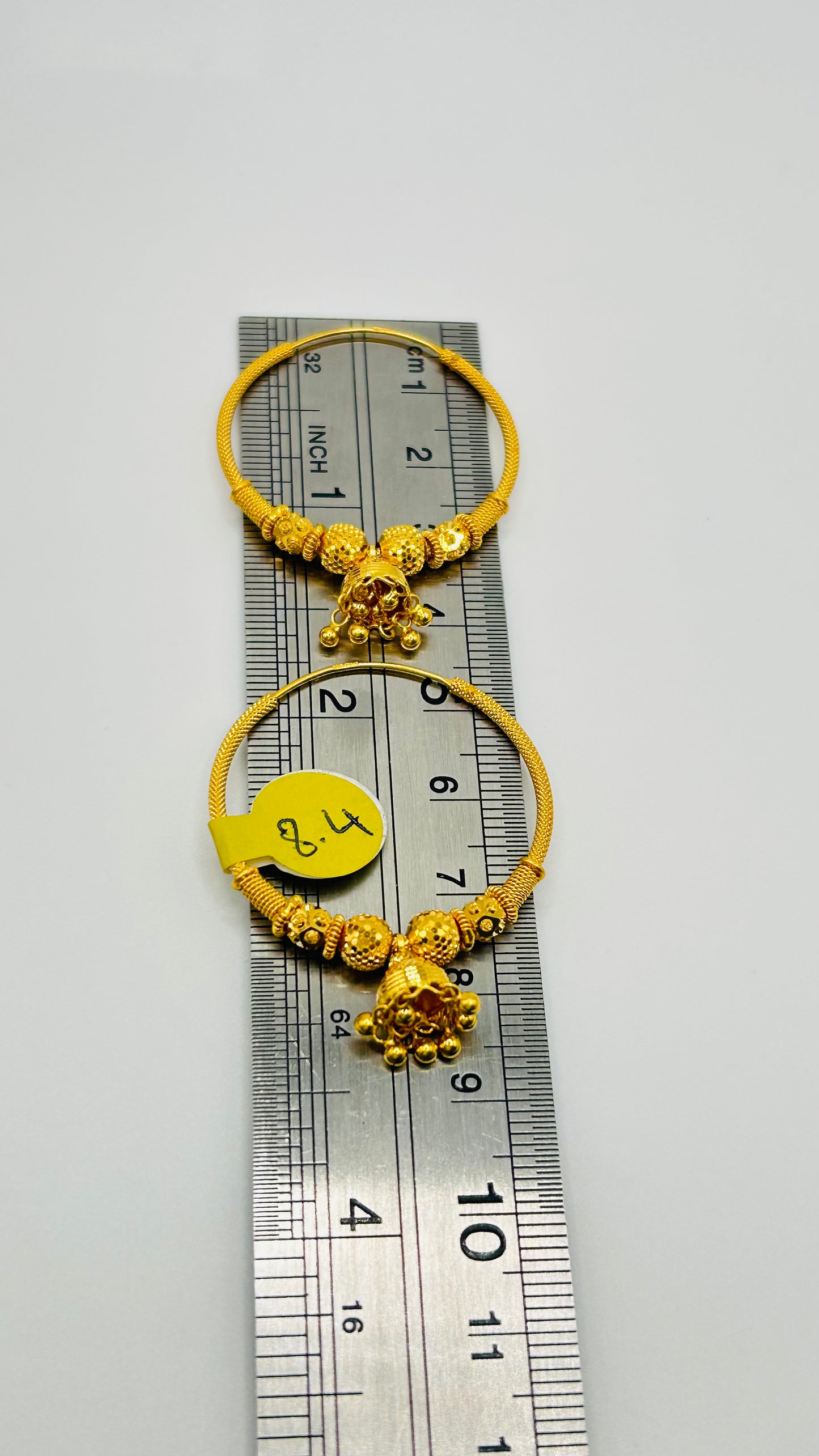 22ct Gold Earrings – 8.4g, Hallmarked