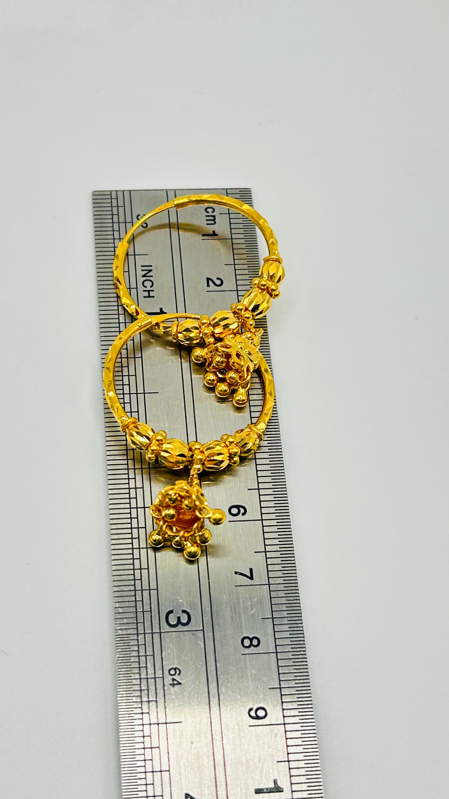 22ct Gold Earrings – 7.5g, Hallmarked