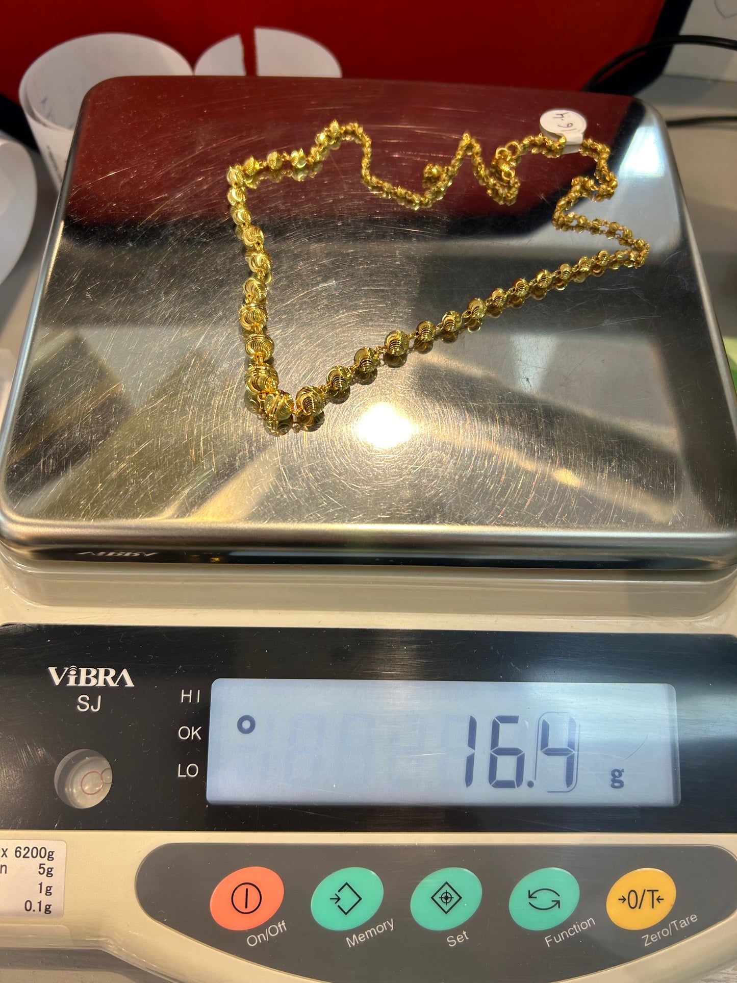22ct Gold Mala/Necklace β 16.4g 20 inch (Hallmarked)