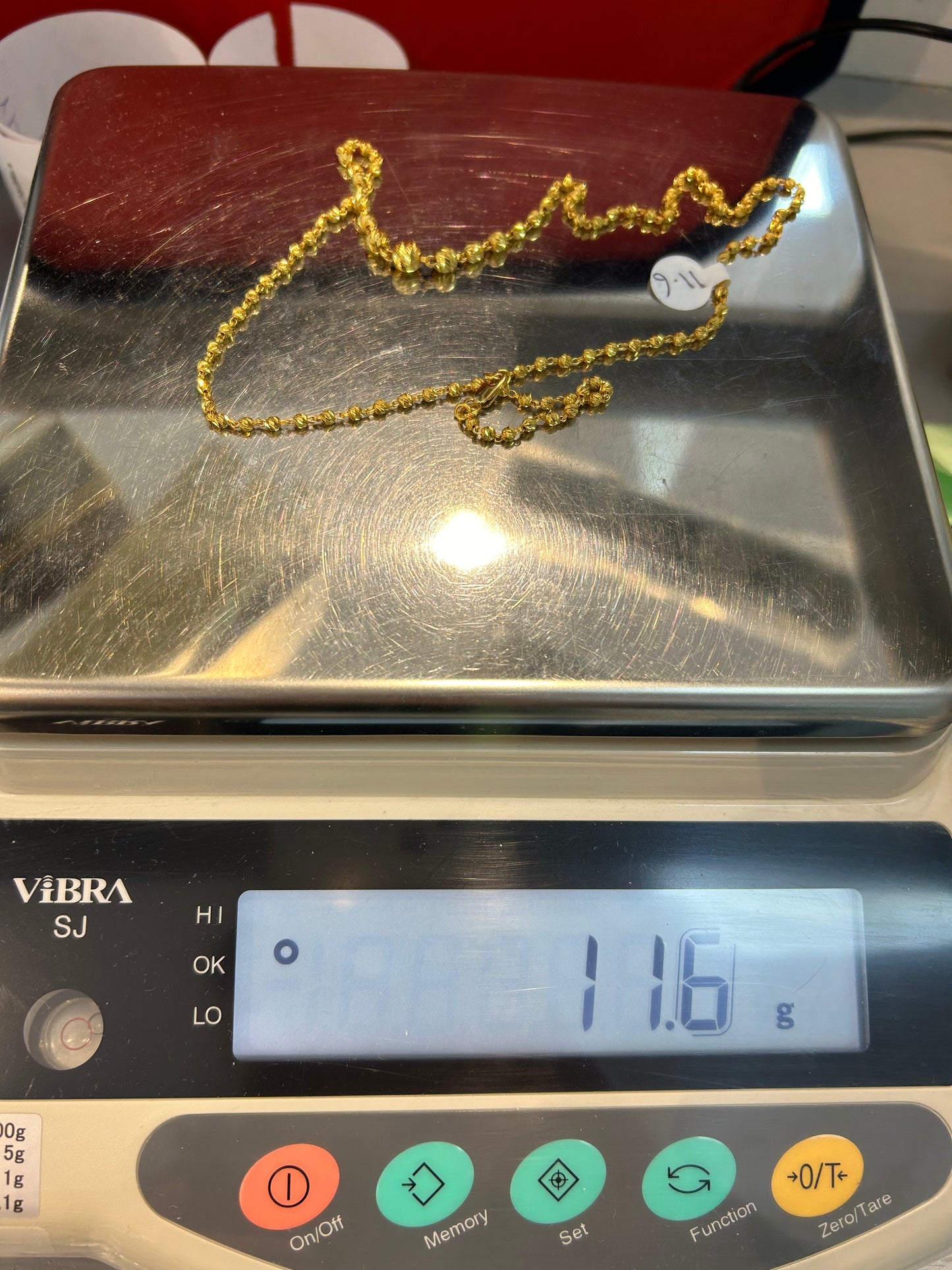22ct Gold Mala/Necklace – 11.6g 20 inch (Hallmarked)