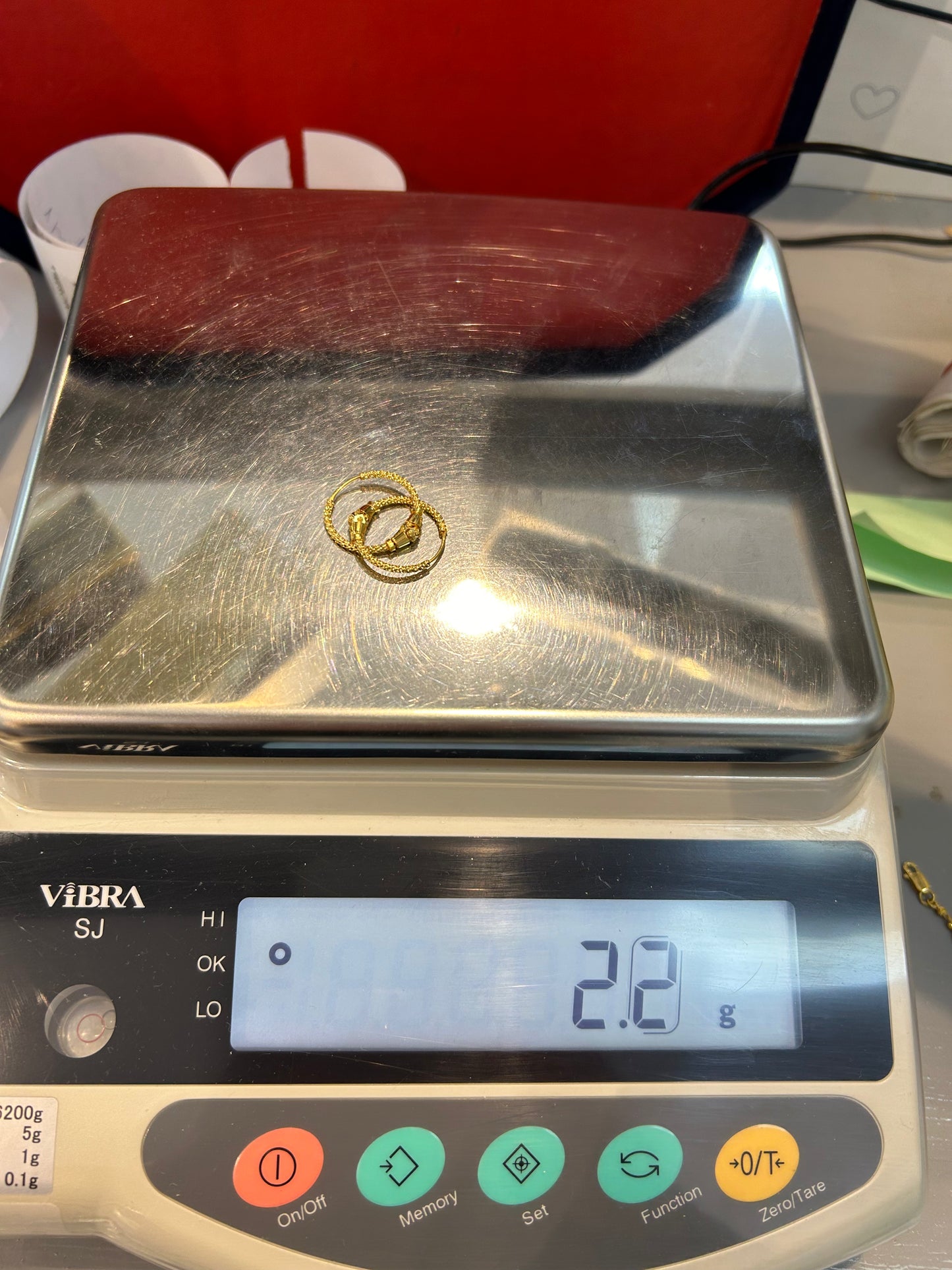 22ct Gold Earrings β 2.2g (Hallmarked)