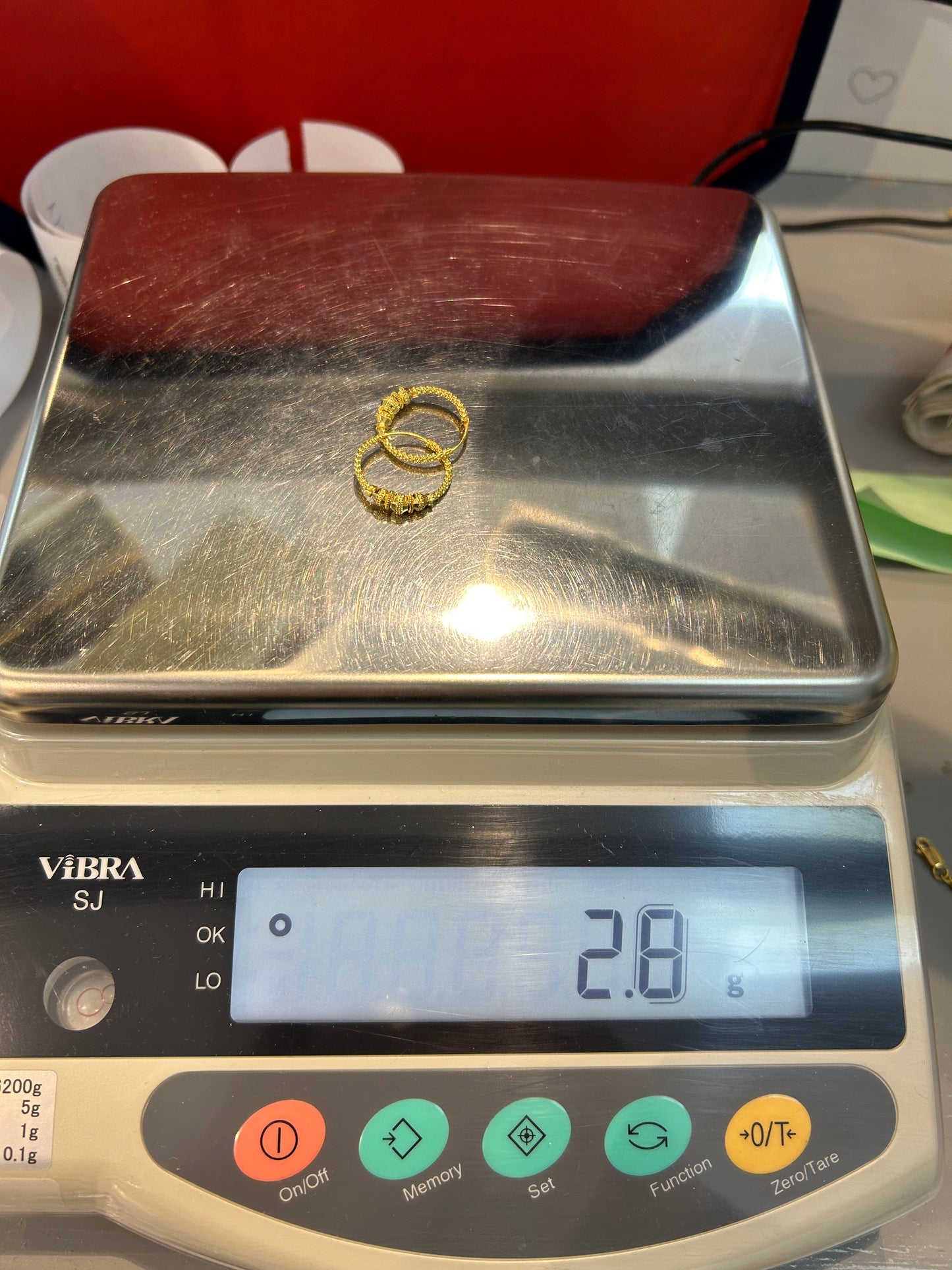 22ct Gold Earrings – 2.8g (Hallmarked)