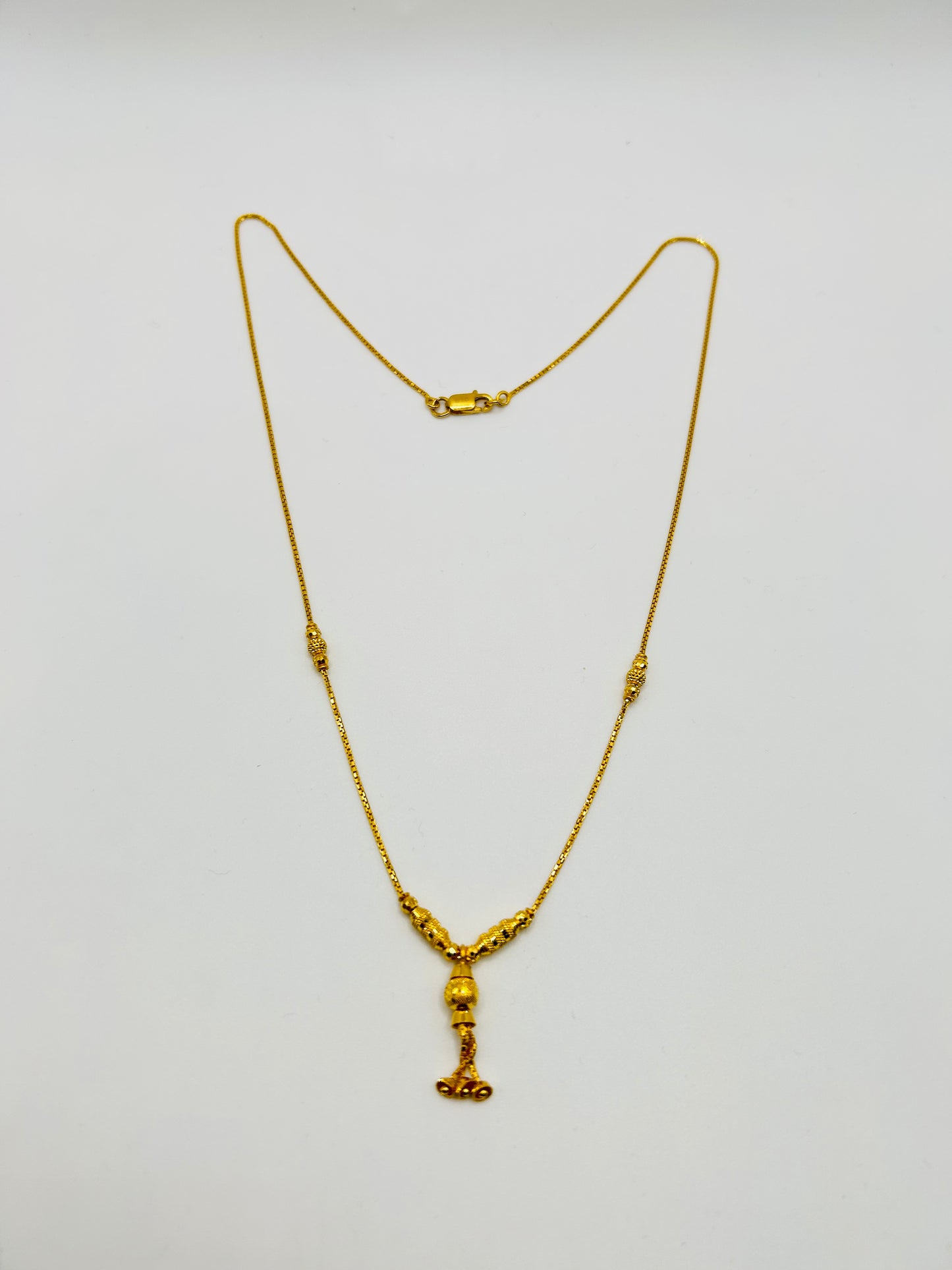 22ct Gold Necklace – 6.1g, 20 Inches (Hallmarked)