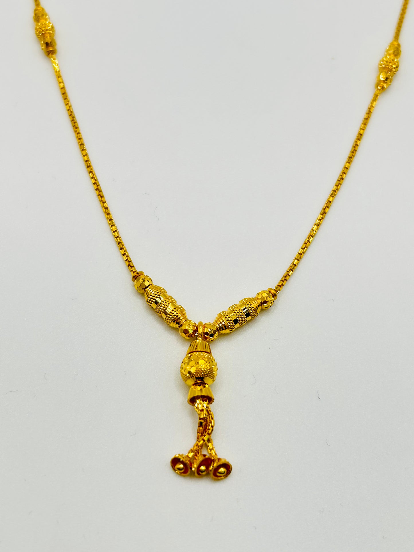 22ct Gold Necklace – 6.1g, 20 Inches (Hallmarked)