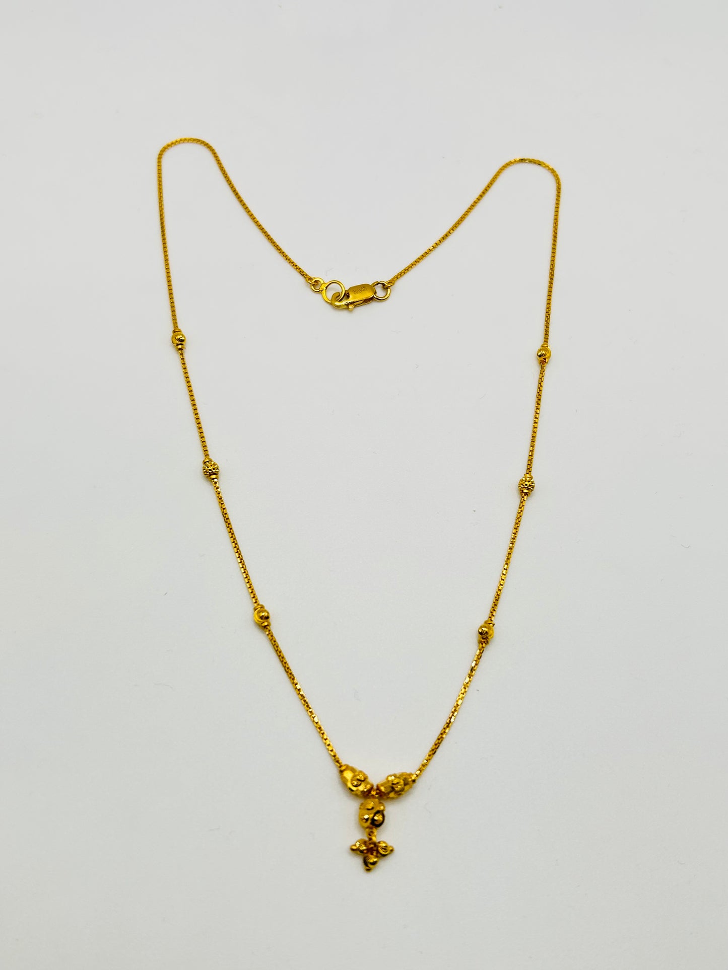 22ct Gold Necklace – 5g, 16 Inches (Hallmarked)