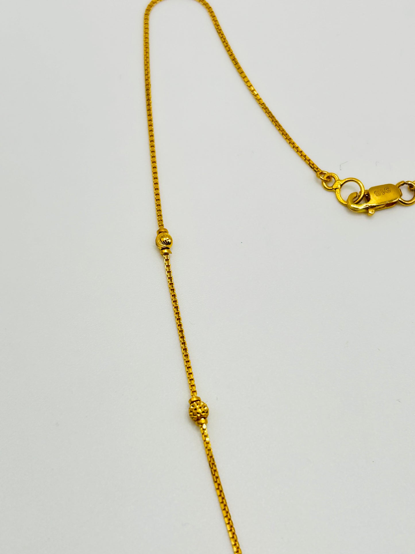 22ct Gold Necklace – 5g, 16 Inches (Hallmarked)