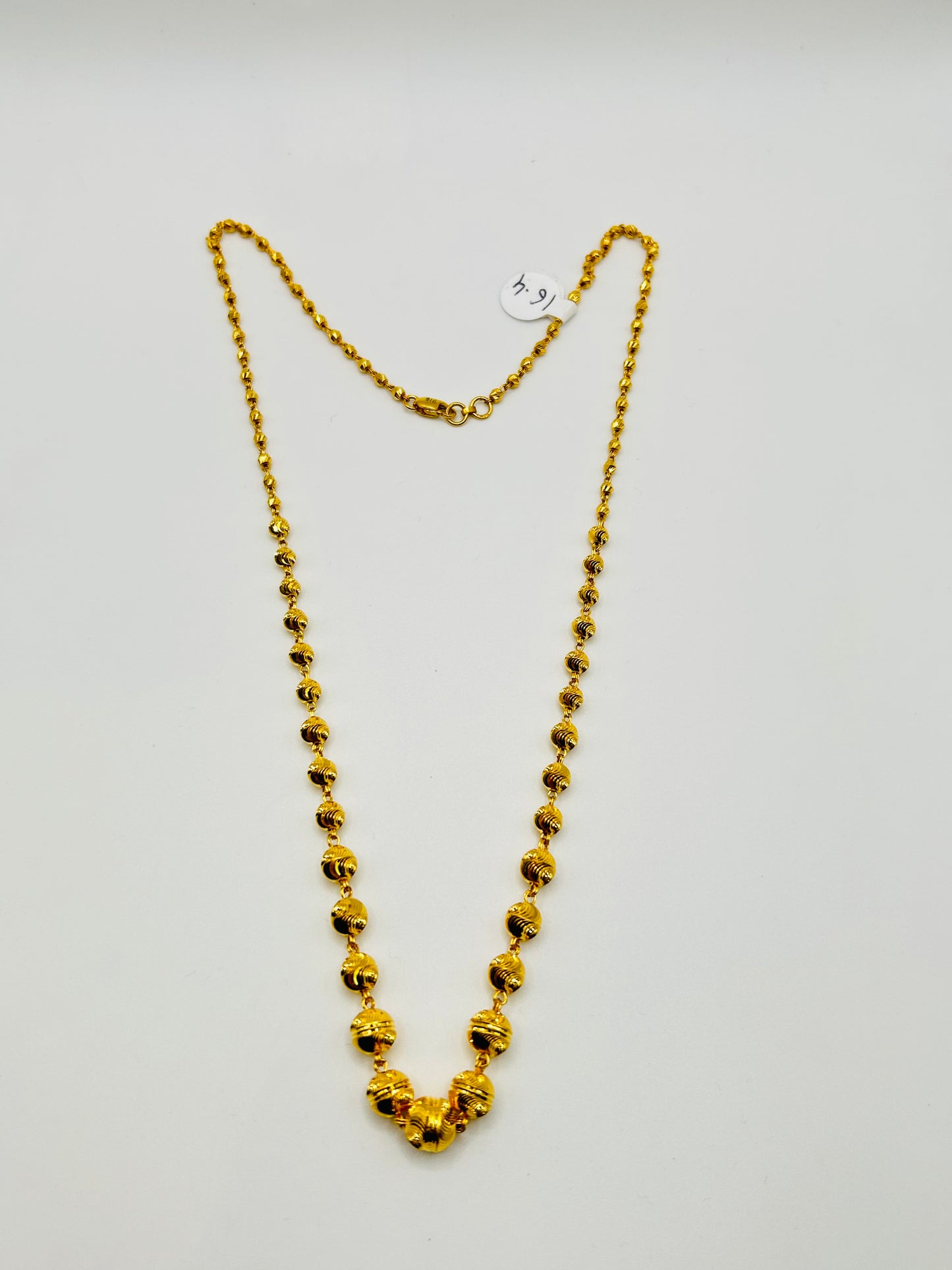 22ct Gold Mala/Necklace β 16.4g 20 inch (Hallmarked)