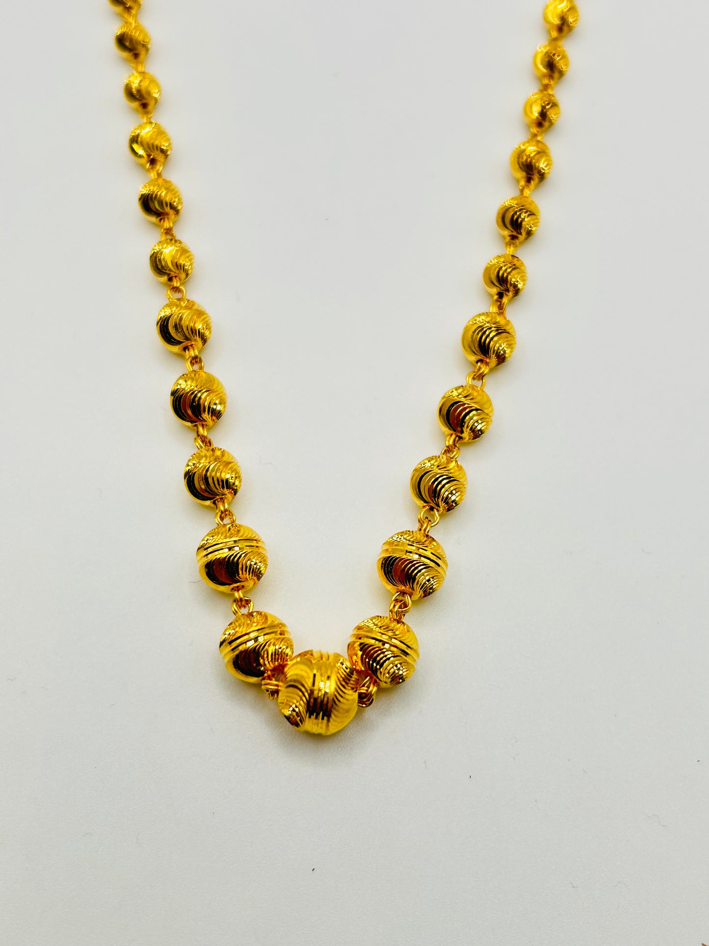 22ct Gold Mala/Necklace β 16.4g 20 inch (Hallmarked)