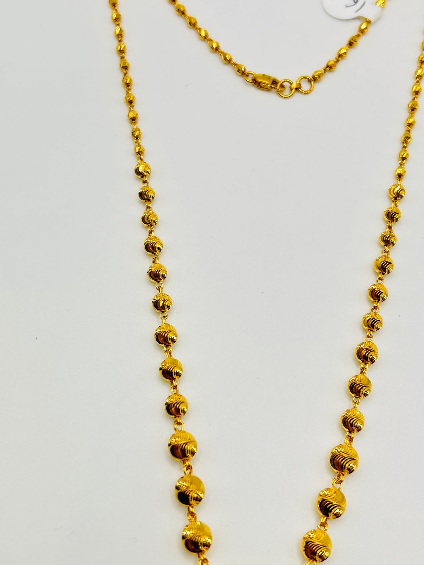 22ct Gold Mala/Necklace β 16.4g 20 inch (Hallmarked)