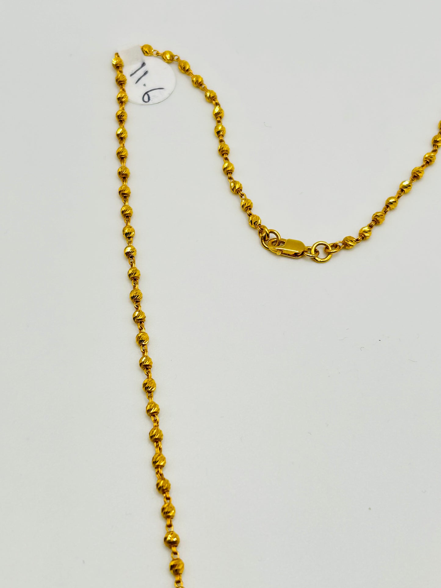 22ct Gold Mala/Necklace – 11.6g 20 inch (Hallmarked)