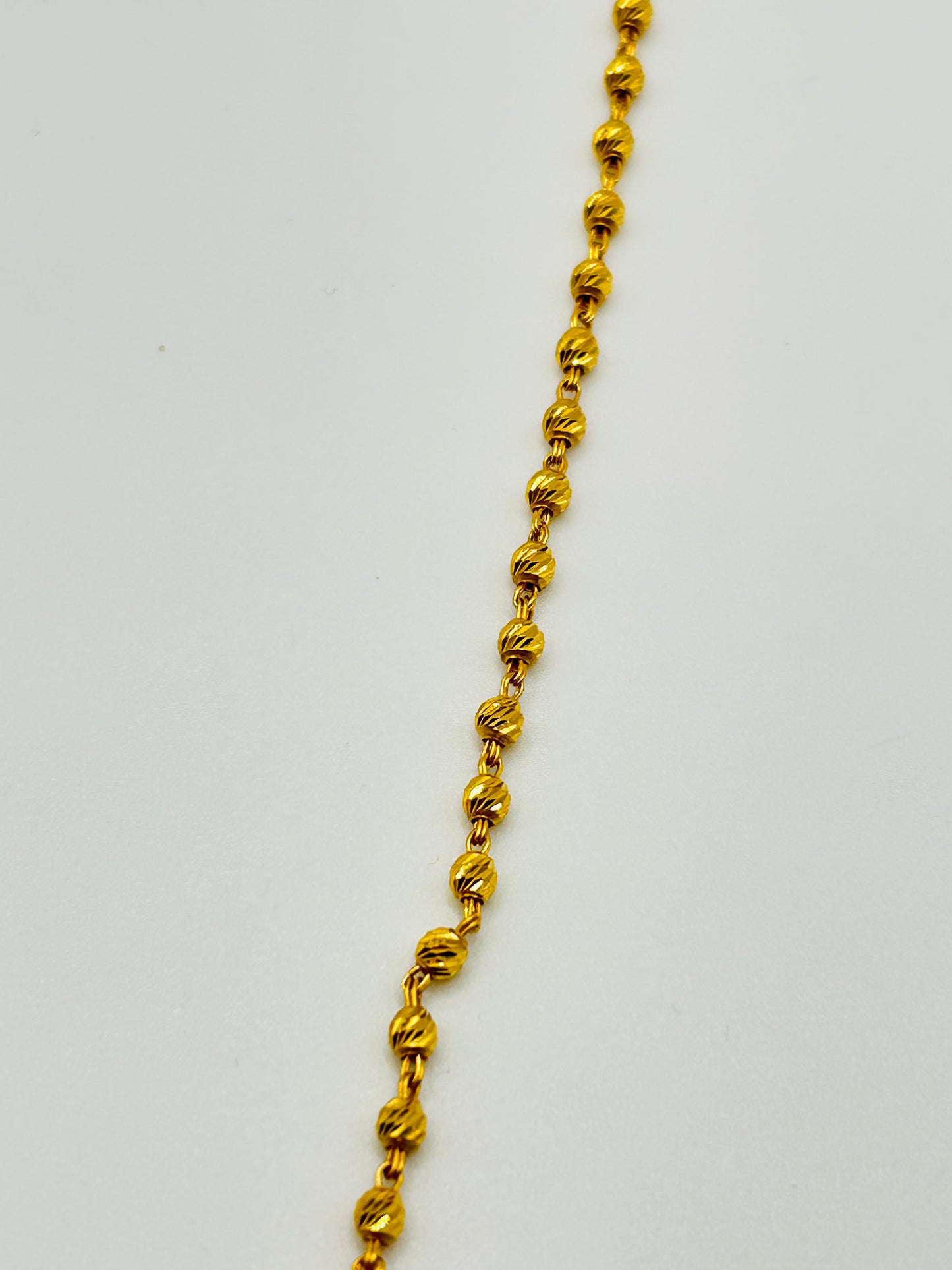 22ct Gold Mala/Necklace – 11.6g 20 inch (Hallmarked)