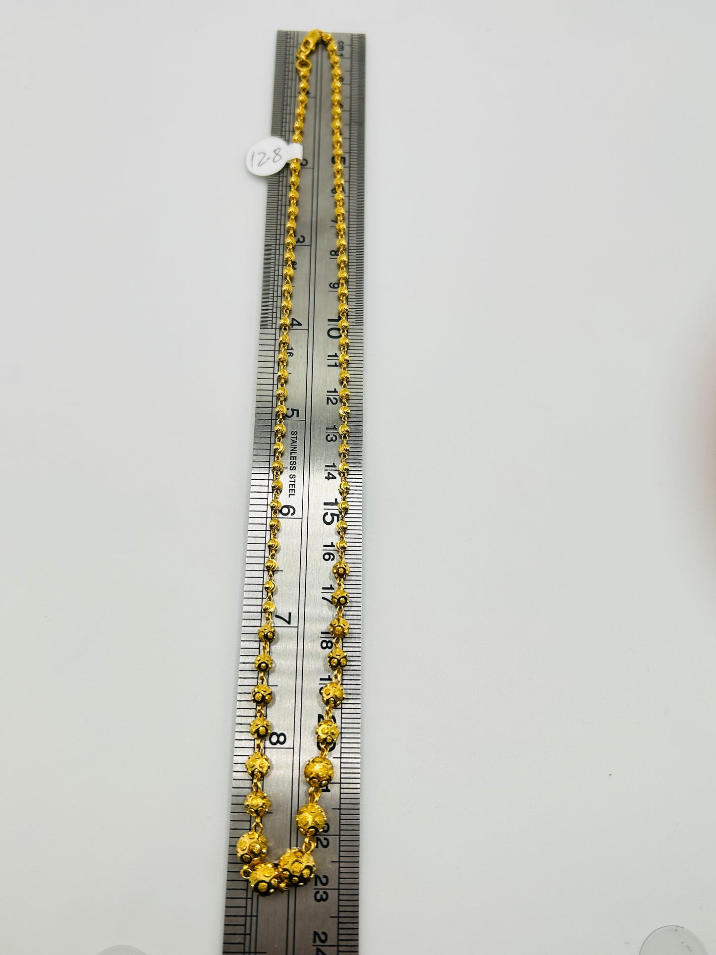 22ct Gold Mala/Necklace β 12.8g (Hallmarked)