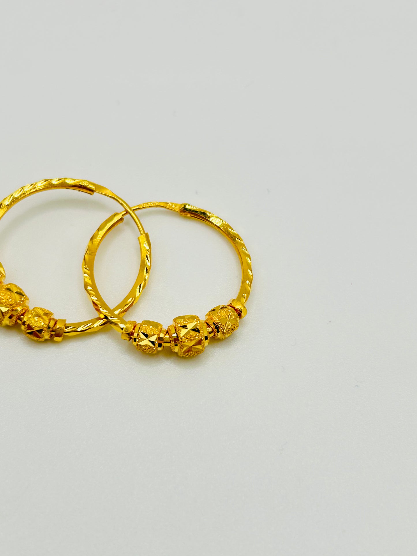 22ct Gold Earrings – 3.3g (Hallmarked)
