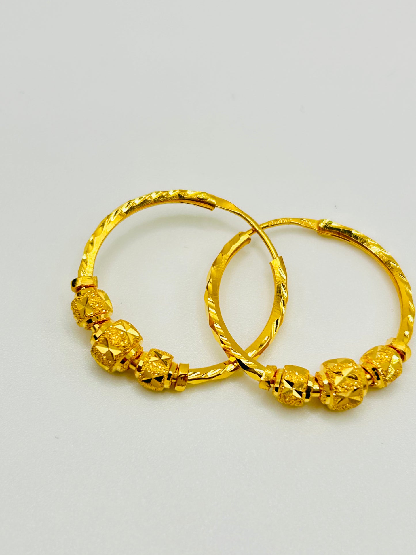 22ct Gold Earrings – 3.3g (Hallmarked)