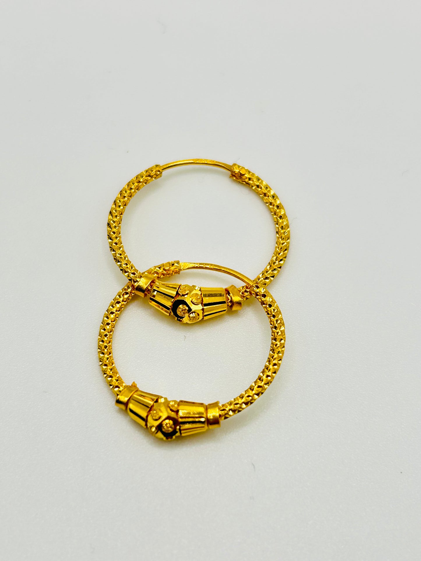 22ct Gold Earrings β 2.2g (Hallmarked)