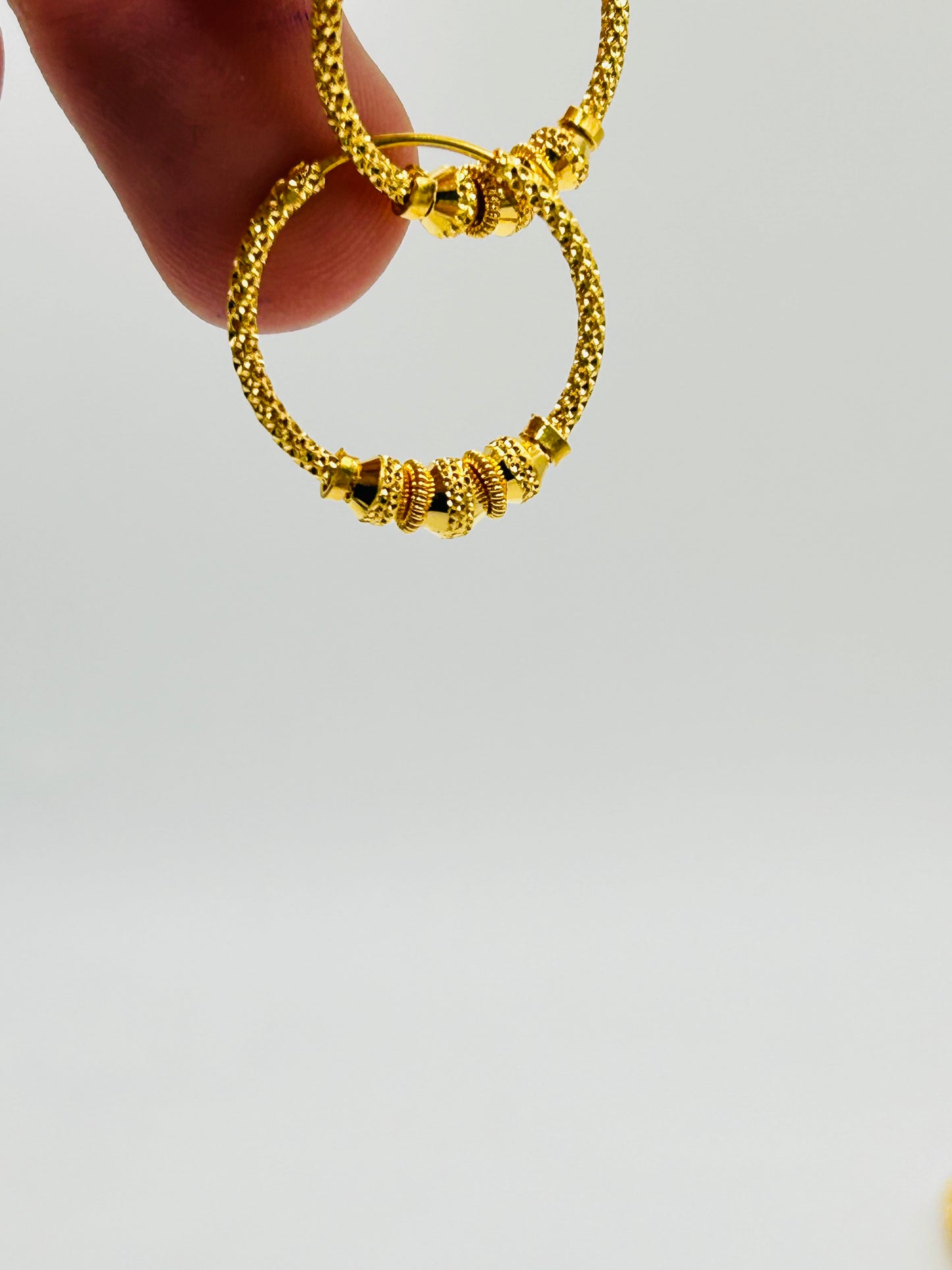 22ct Gold Earrings – 2.8g (Hallmarked)