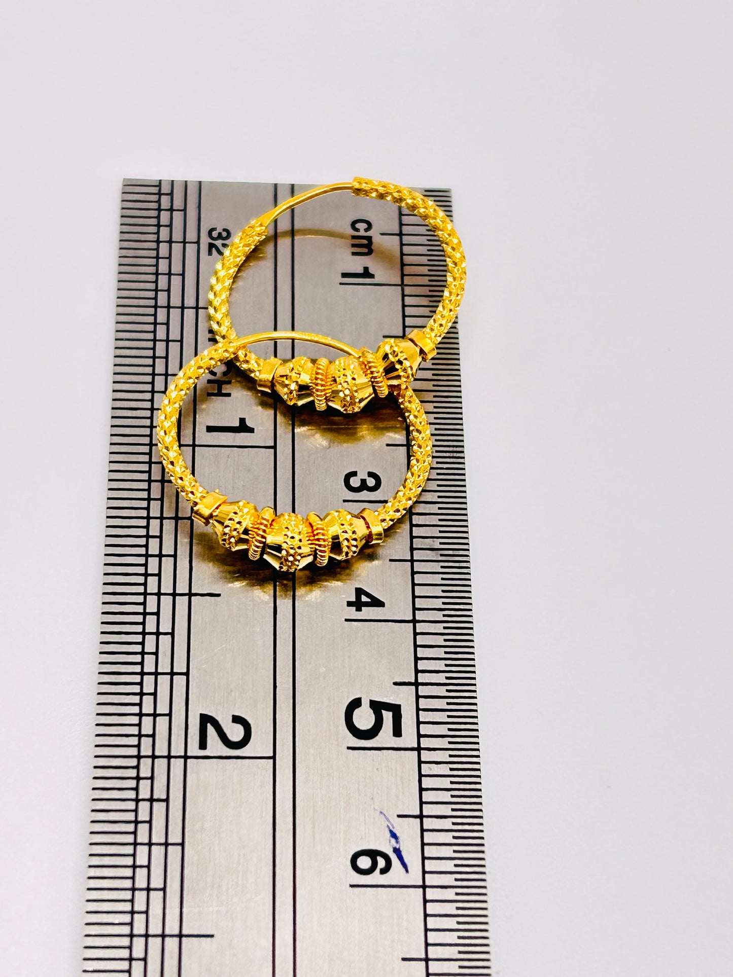 22ct Gold Earrings – 2.8g (Hallmarked)