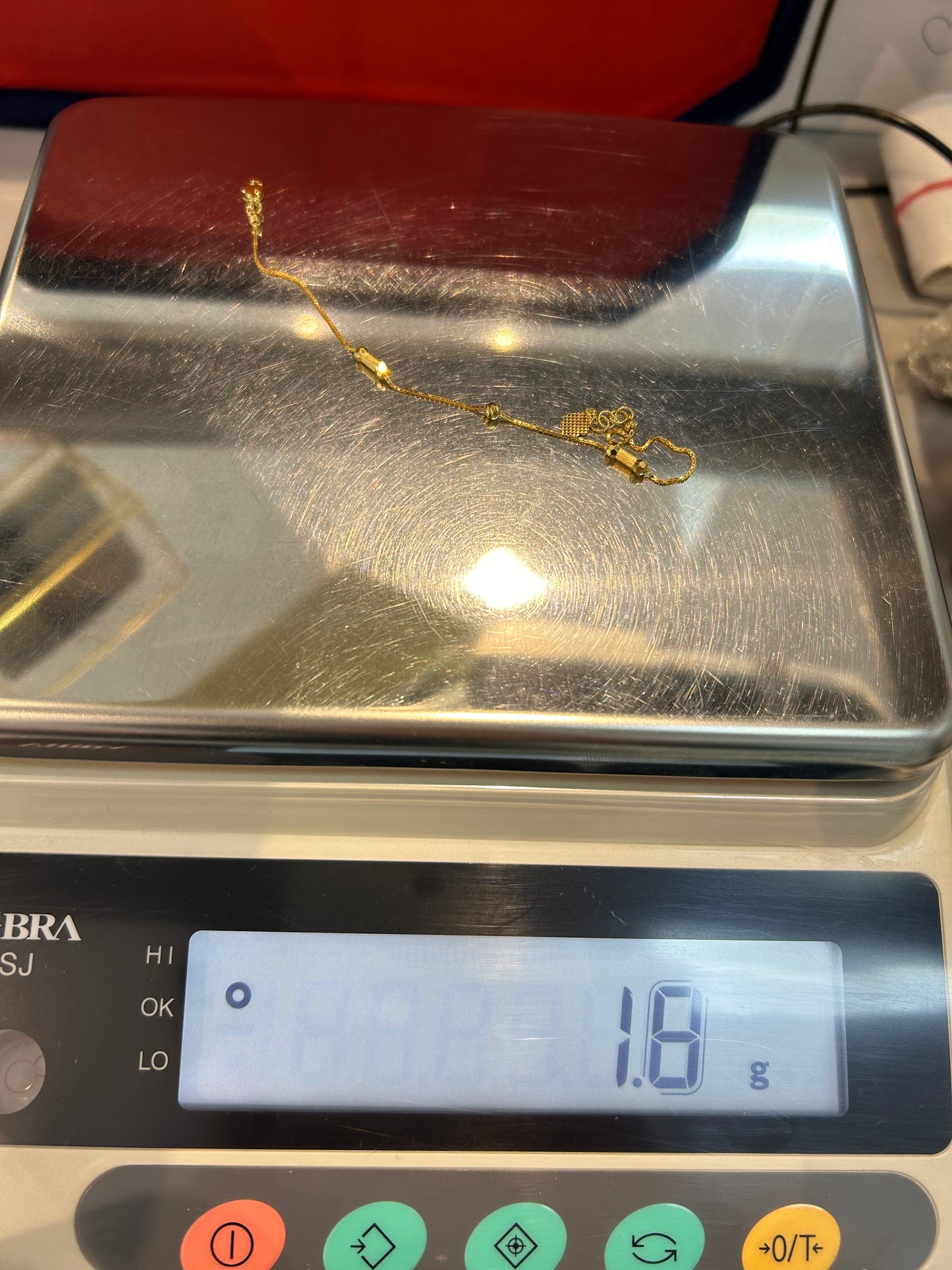 22ct Gold Bracelet – 1.8g, Hallmarked, 7 inch