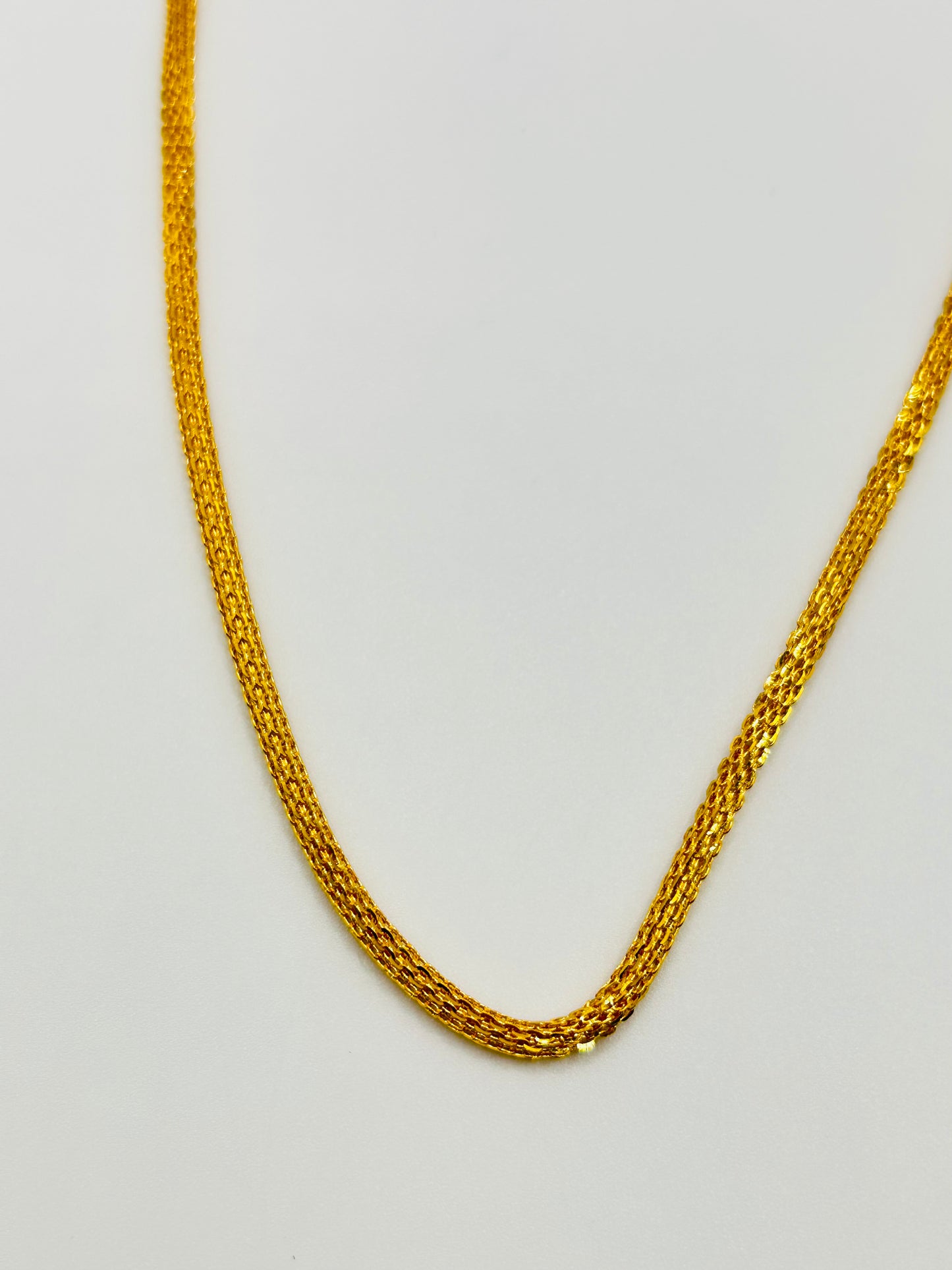 22ct Gold Chain – Solid 10.7g, 20" Hallmarked