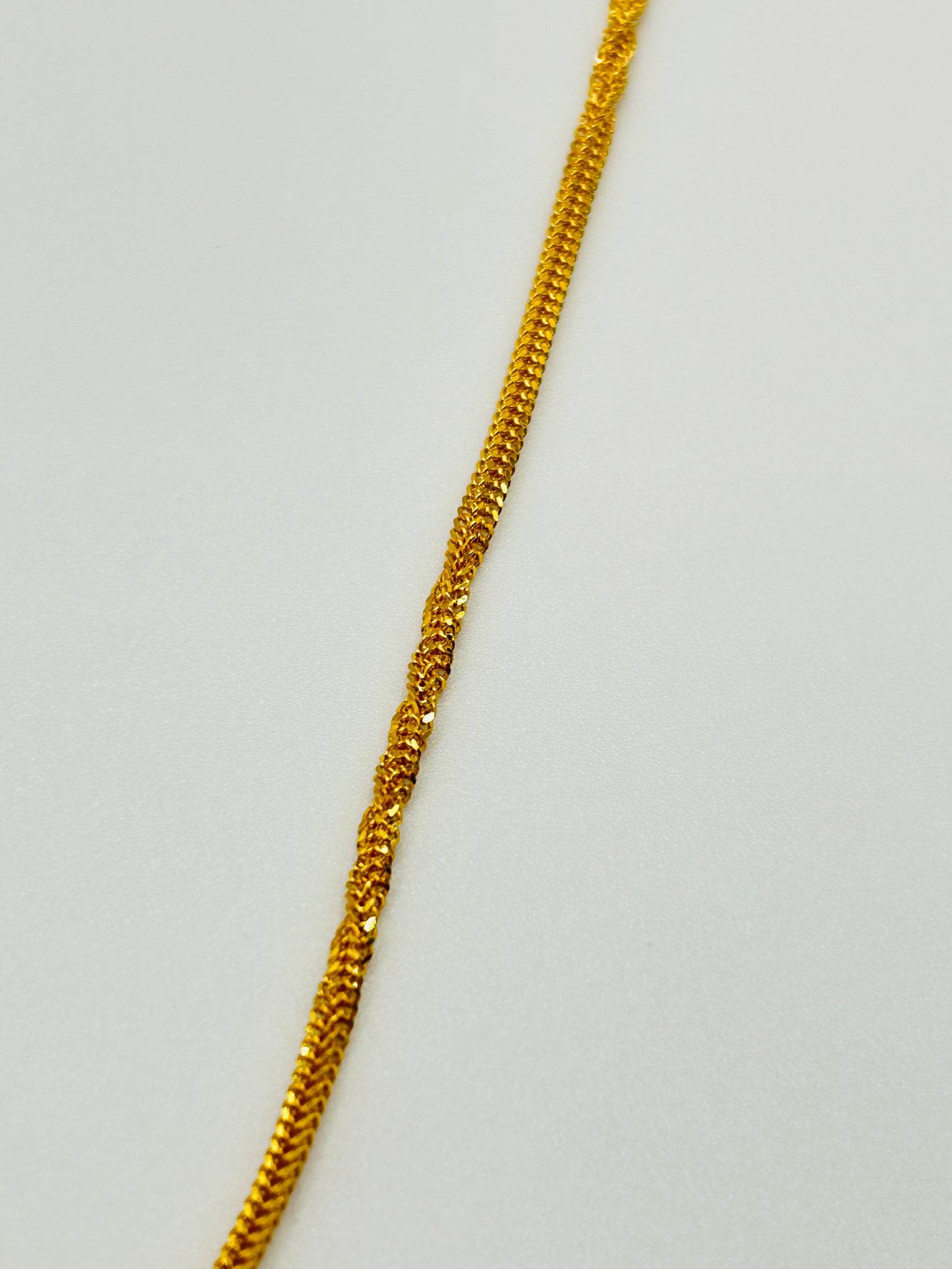 22ct Gold Chain – 6.4g, Hallmarked, 18 inch