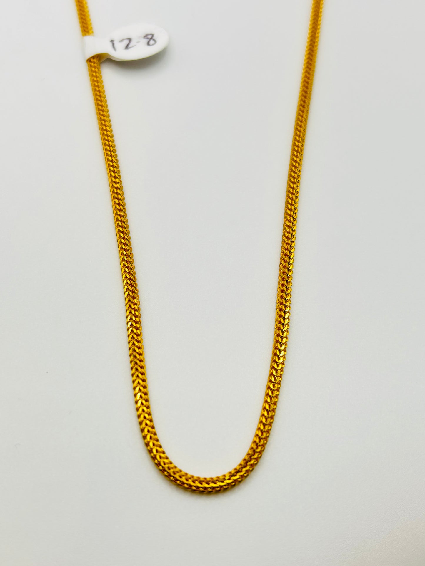 22ct Gold Chain – 12.8g, Hallmarked, 22 inch