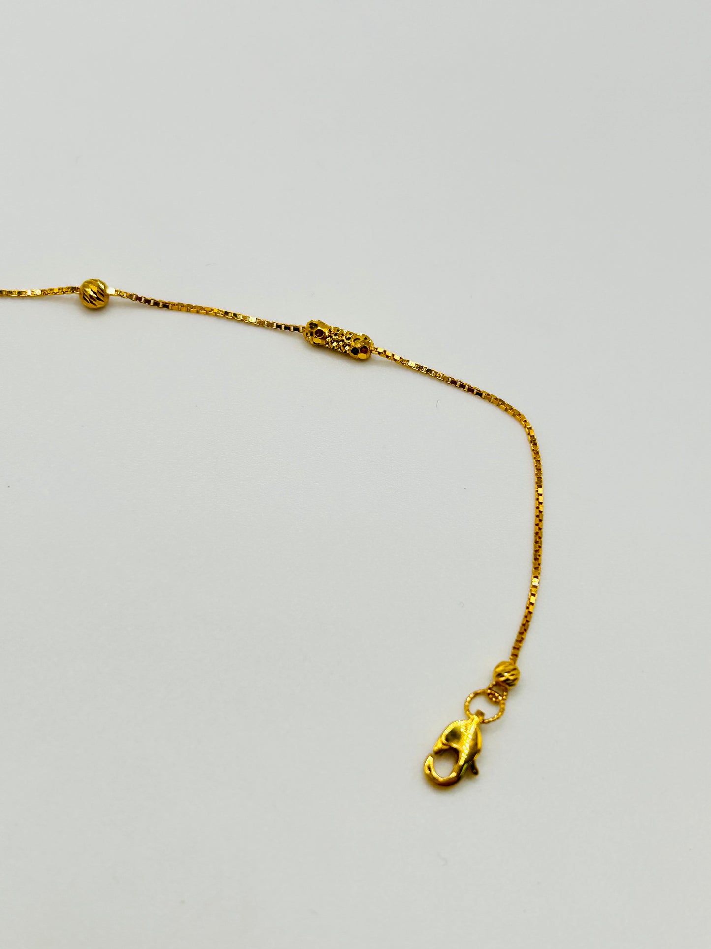 22ct Gold Bracelet – 1.7g, Hallmarked, 7 inch