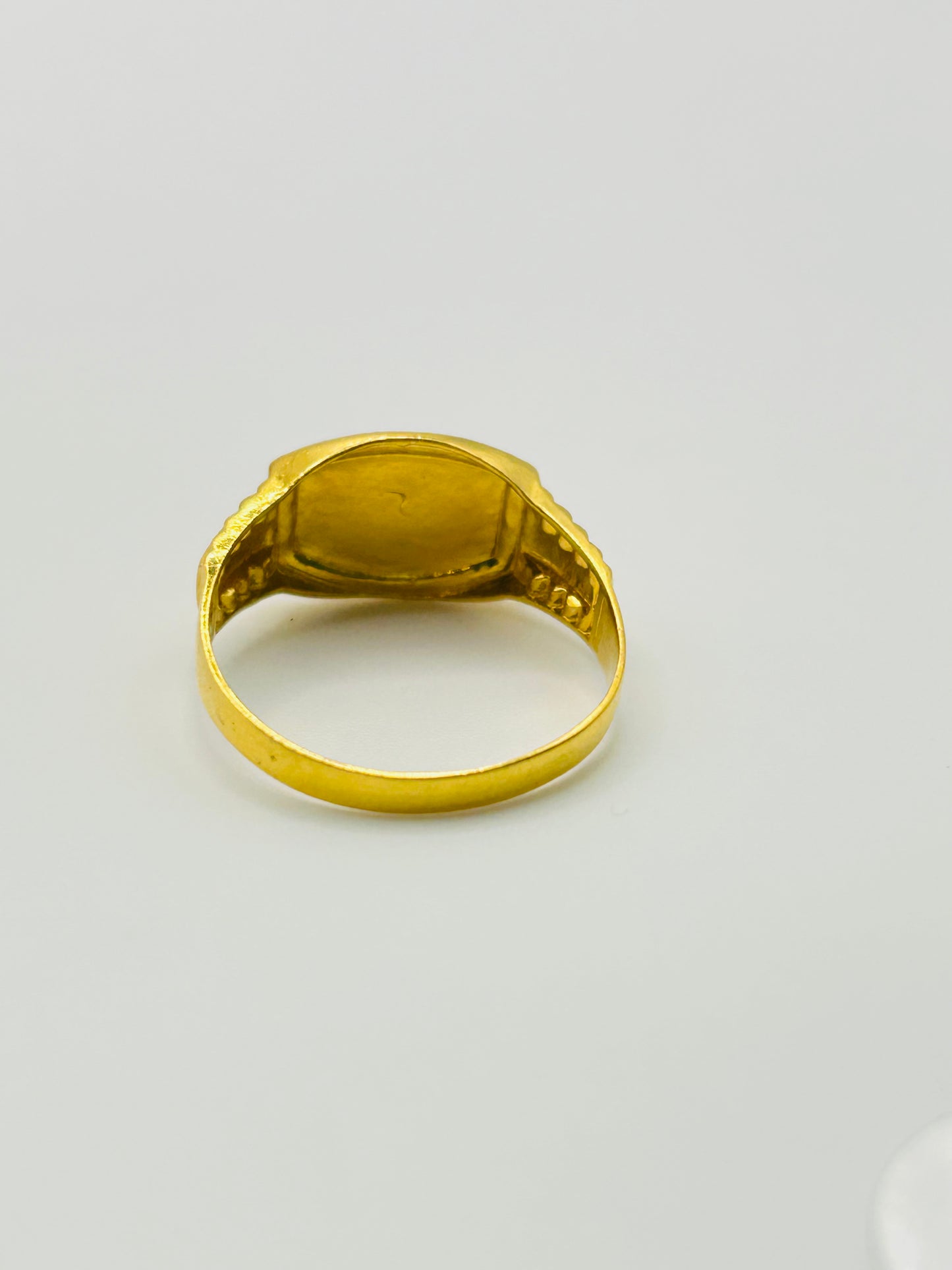 22ct Gold Men’s Ring – 4.0g, Hallmarked, Size U