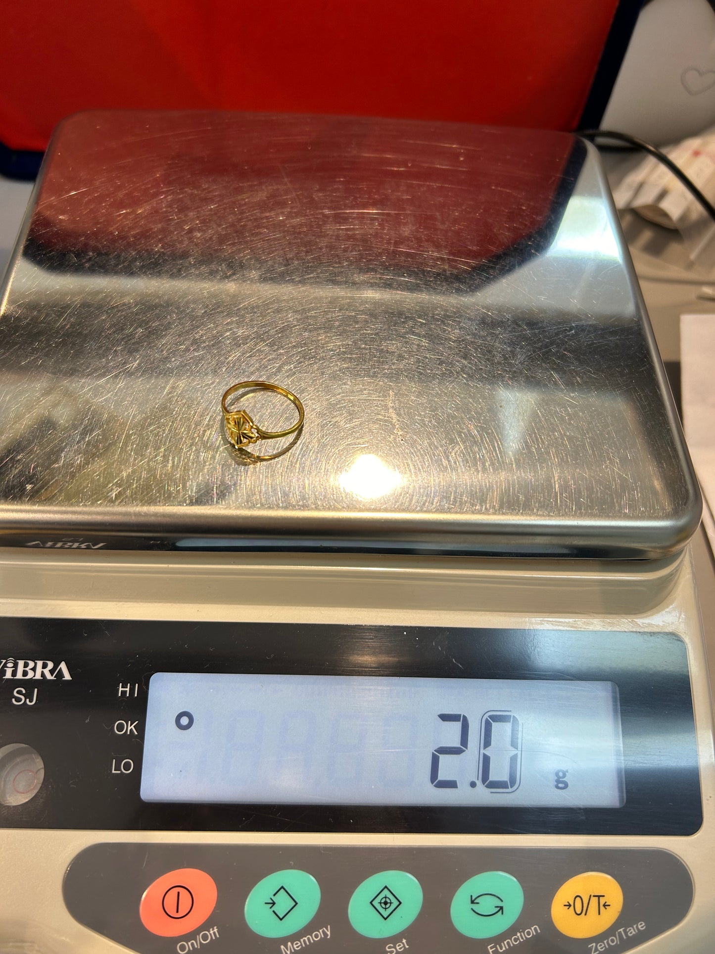 22ct Gold Ladies Ring – Size N½ (2.0g, Hallmarked)