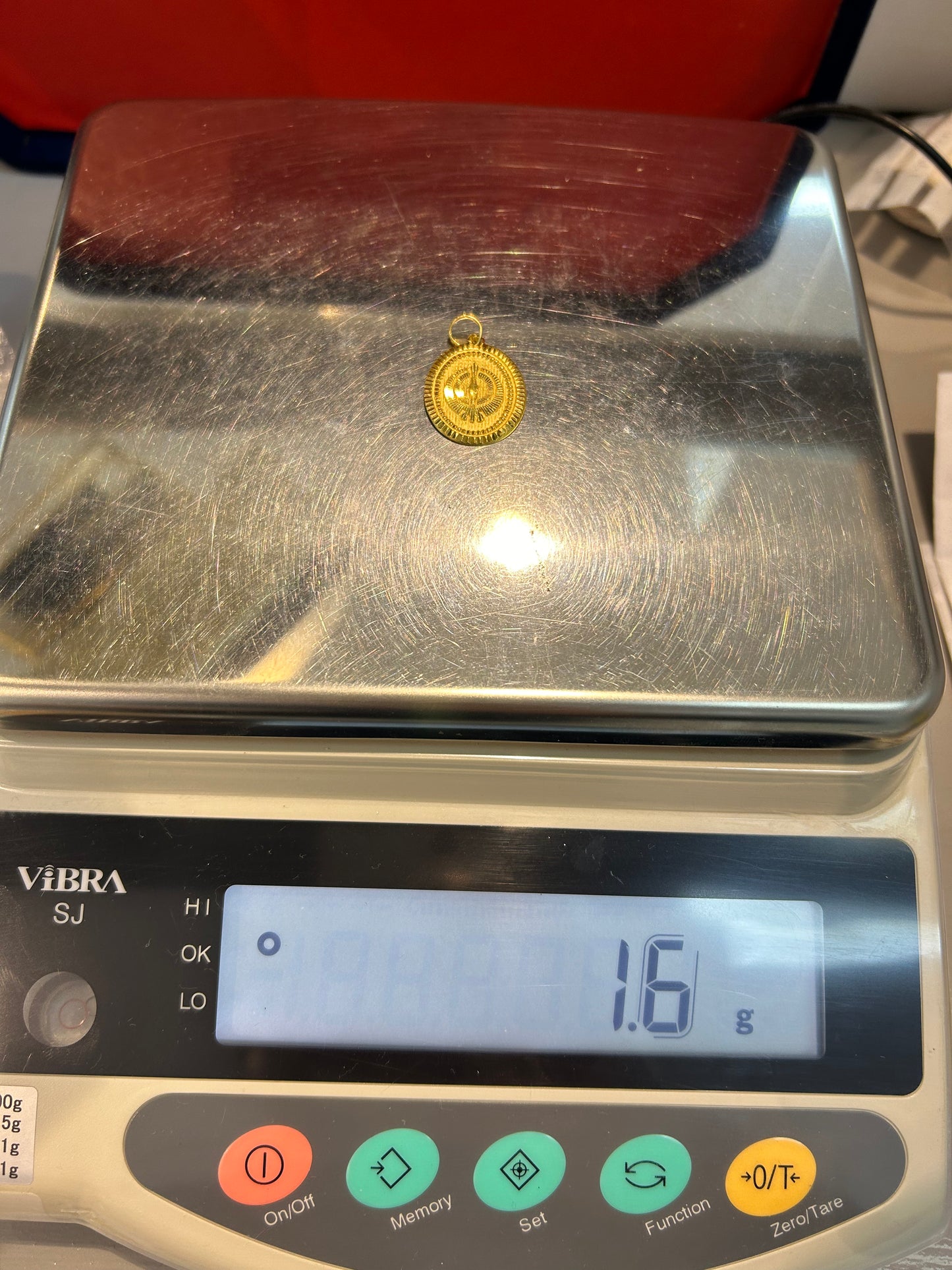 22ct Gold Pendant β 1.6g (Hallmarked)