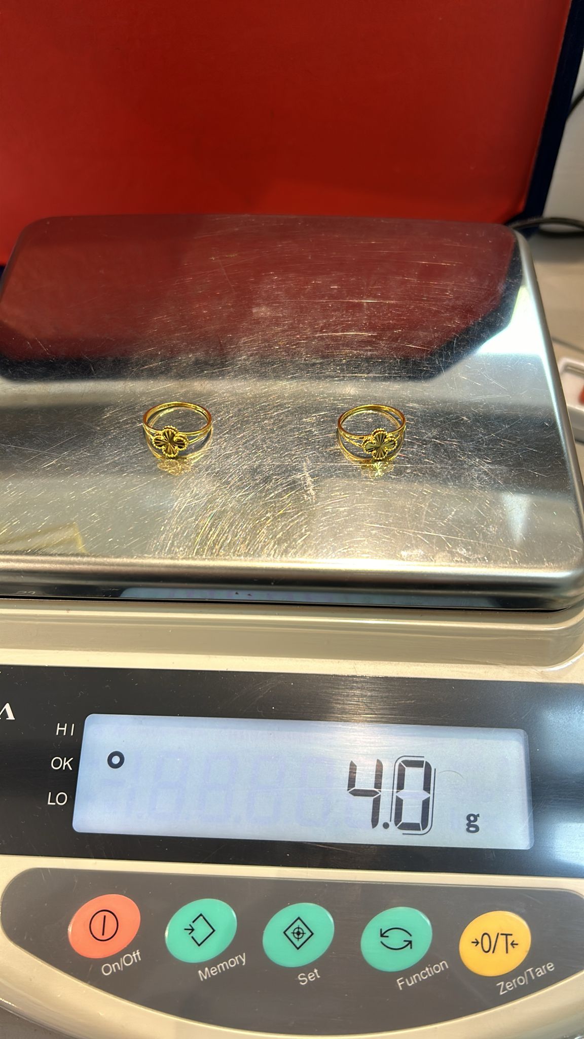 22ct X2 Gold Ring. Total weight 4.0 gram custom order