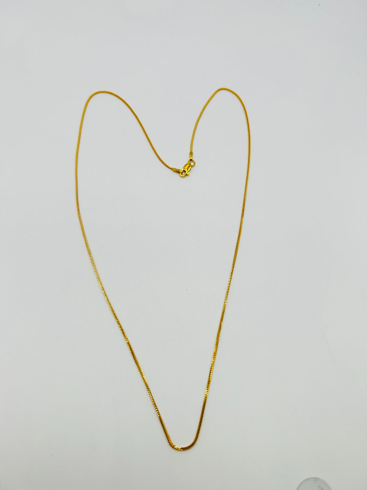 22ct gold rope chain 3.3g 20 inch