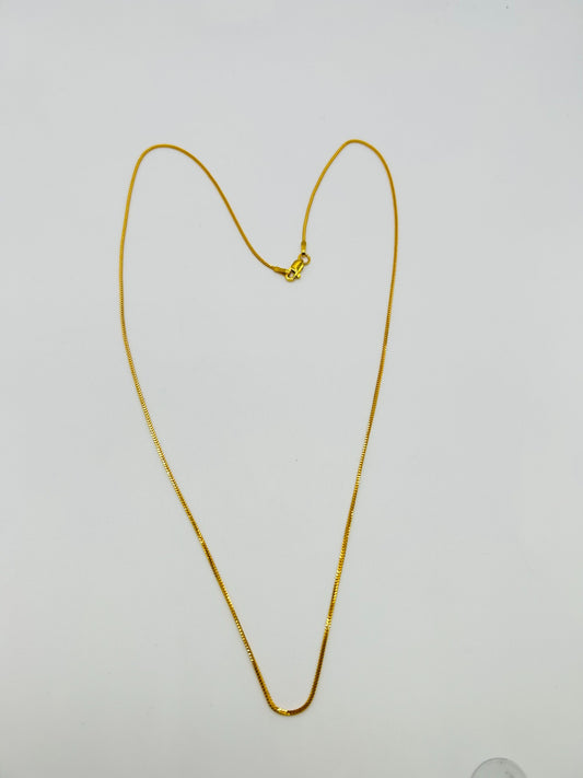 22ct gold rope chain 3.3g 20 inch