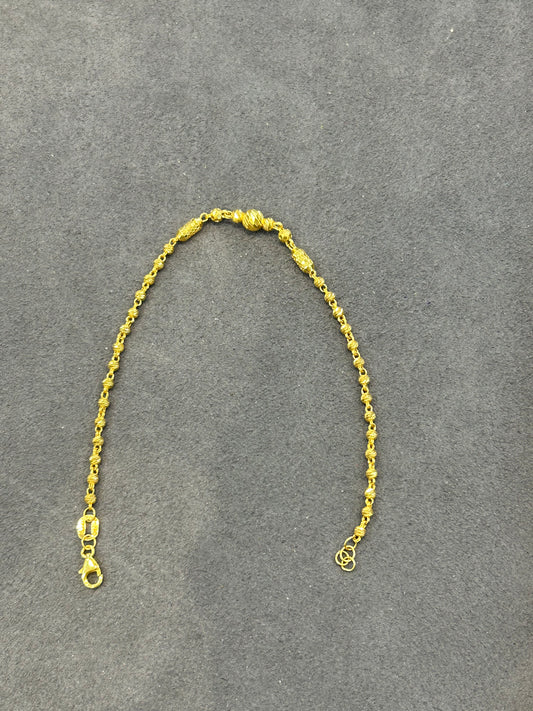 22ct gold bracelet 3.8 grams hallmarked