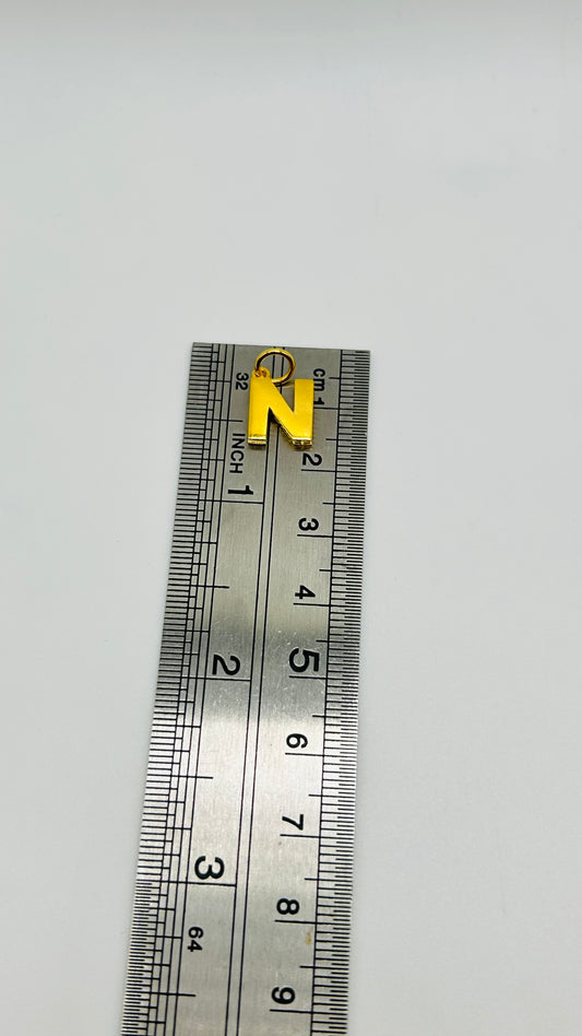 22ct Gold “N” Pendant – 0.8g