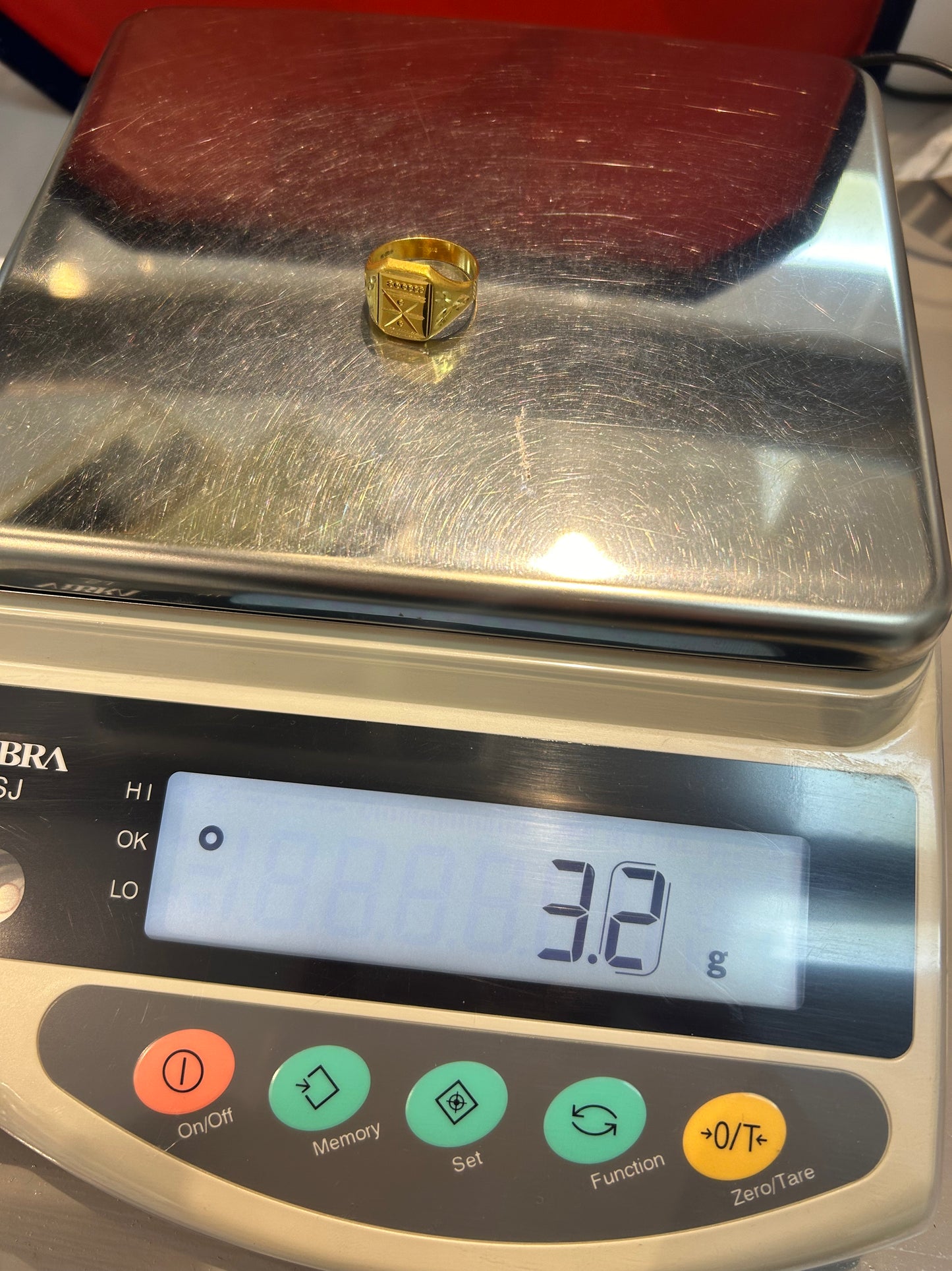 22ct Gold Men’s Ring – Size S½ (3.2g, Hallmarked)